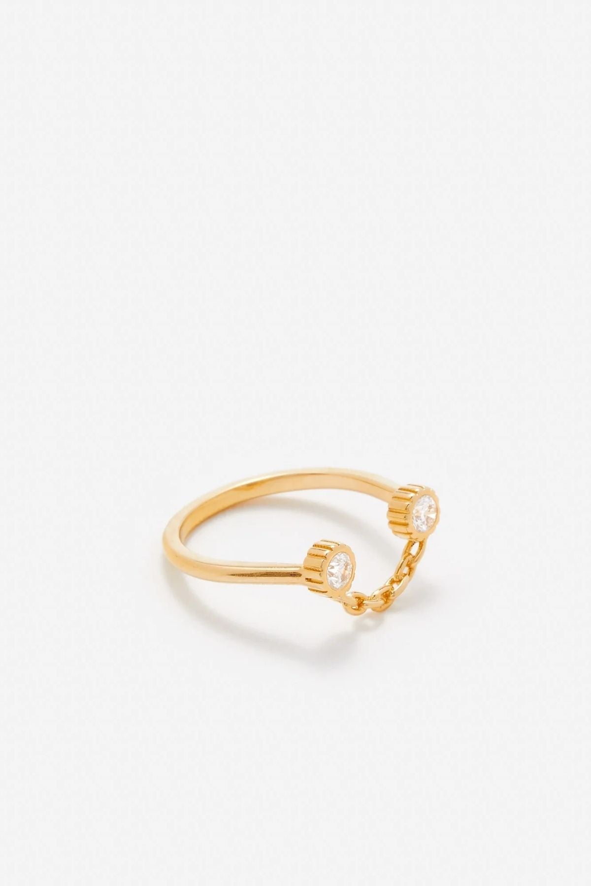 Yvonne Léon Sourire Diamond Ring - Yellow Gold
