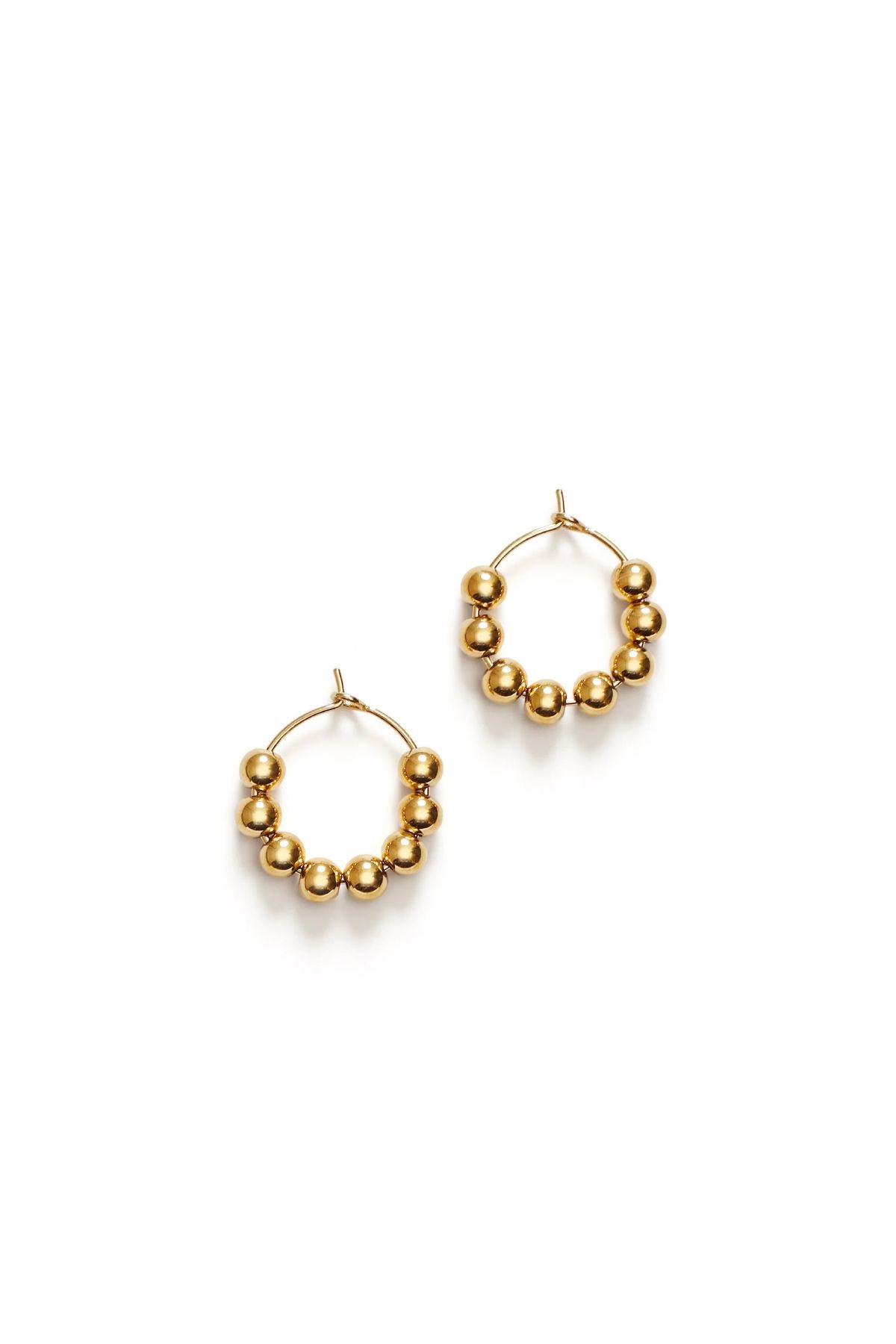 Anni Lu Petit Goldie Hoop Earrings - Gold