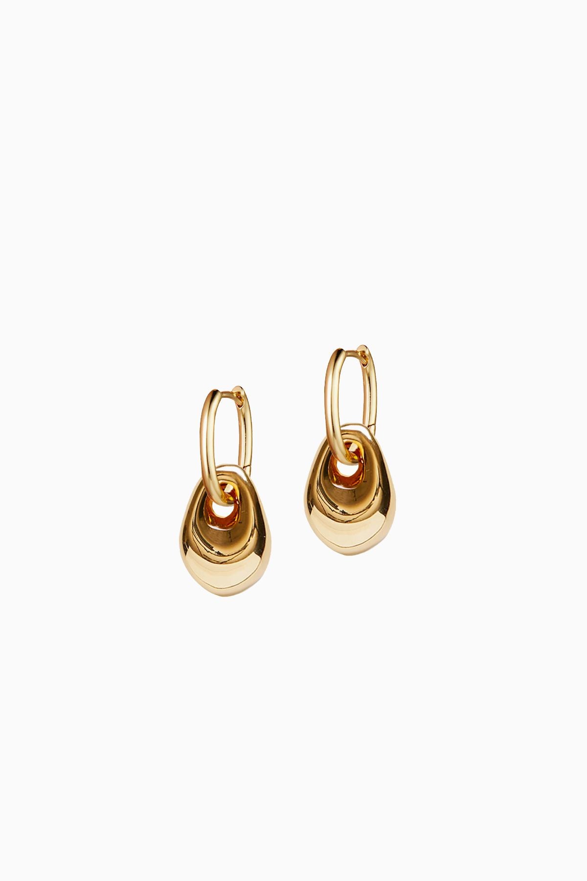 Anni Lu Golden Pebble Earring - Gold
