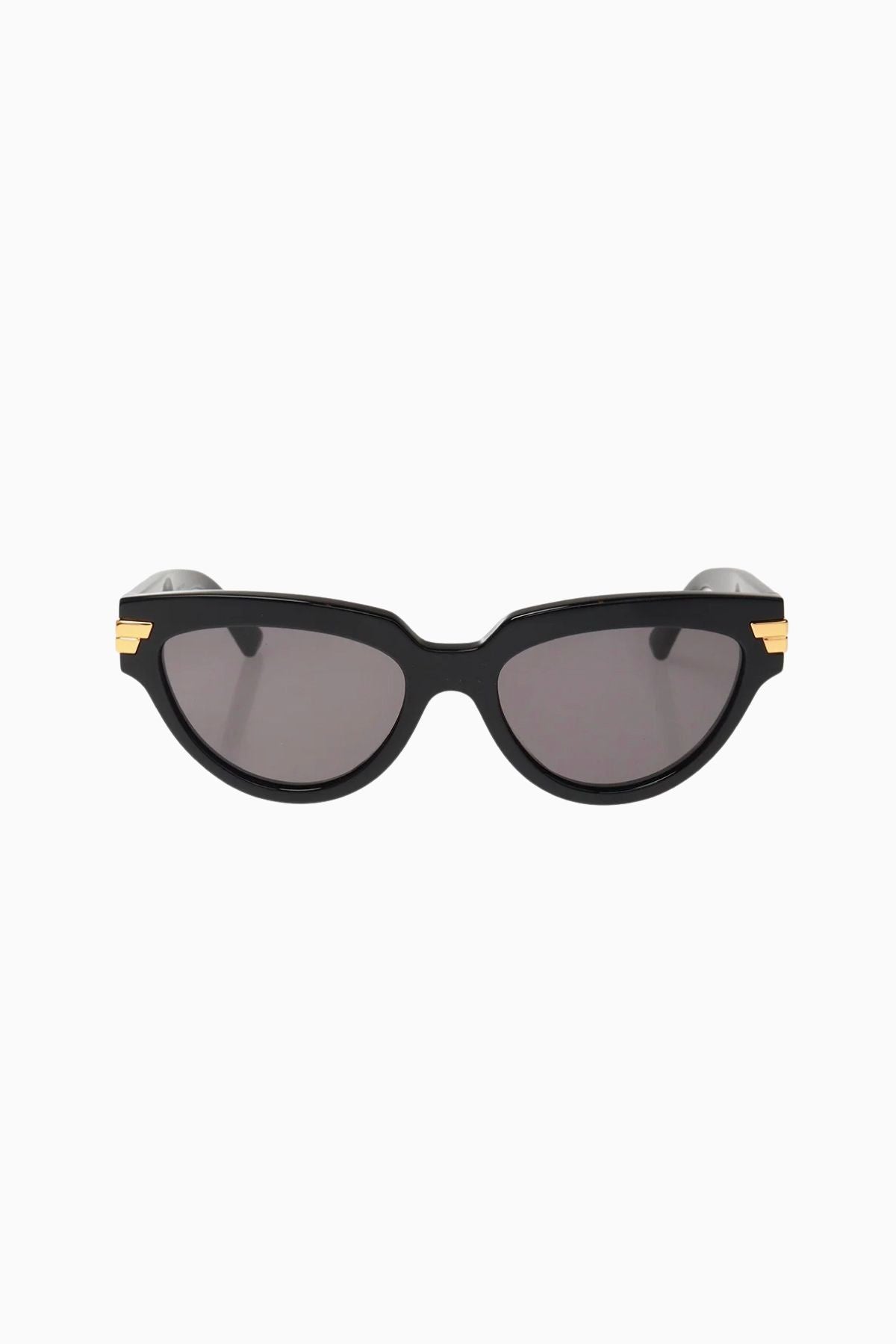 Bottega Veneta Cat Eye Sunglasses - Black Grey