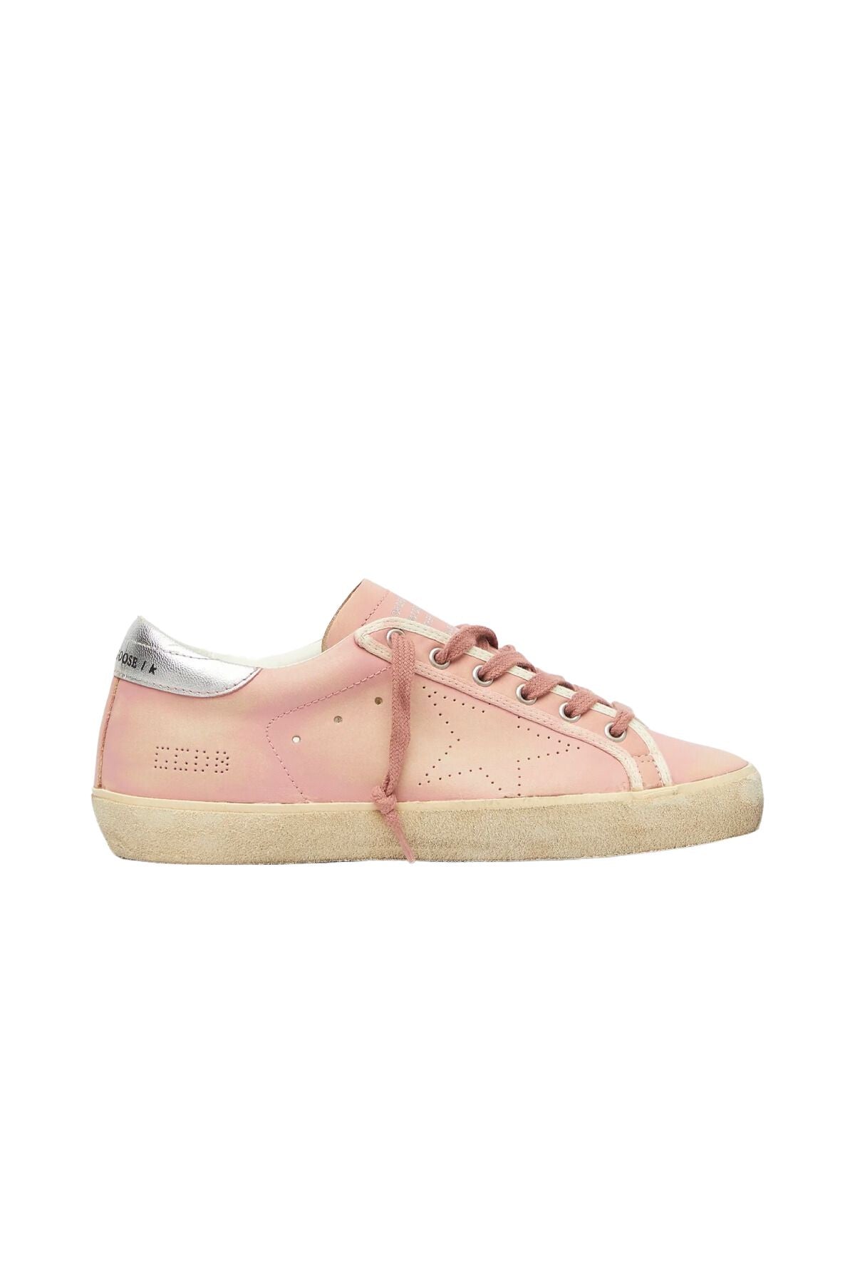 Golden Goose Super-Star Sneakers - Pink/ Silver