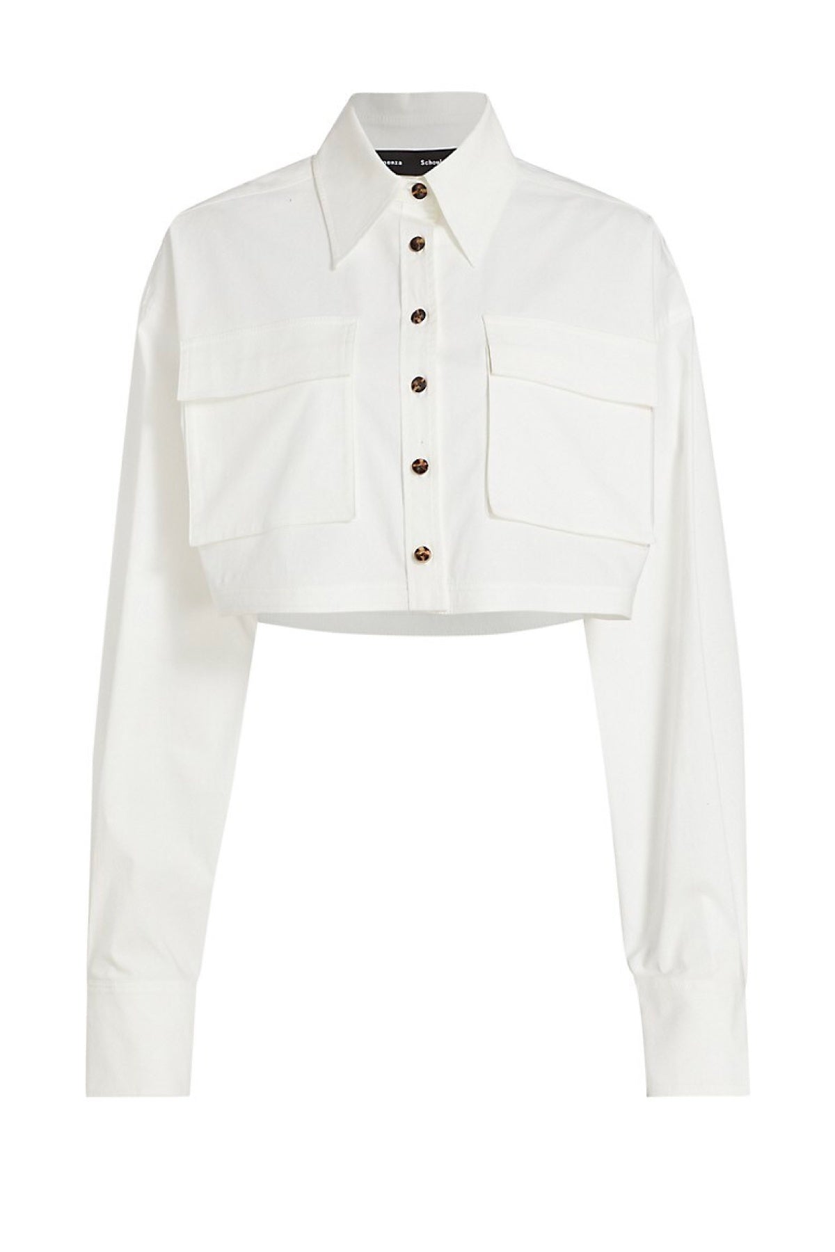 Proenza Schouler Crop Shirt - White