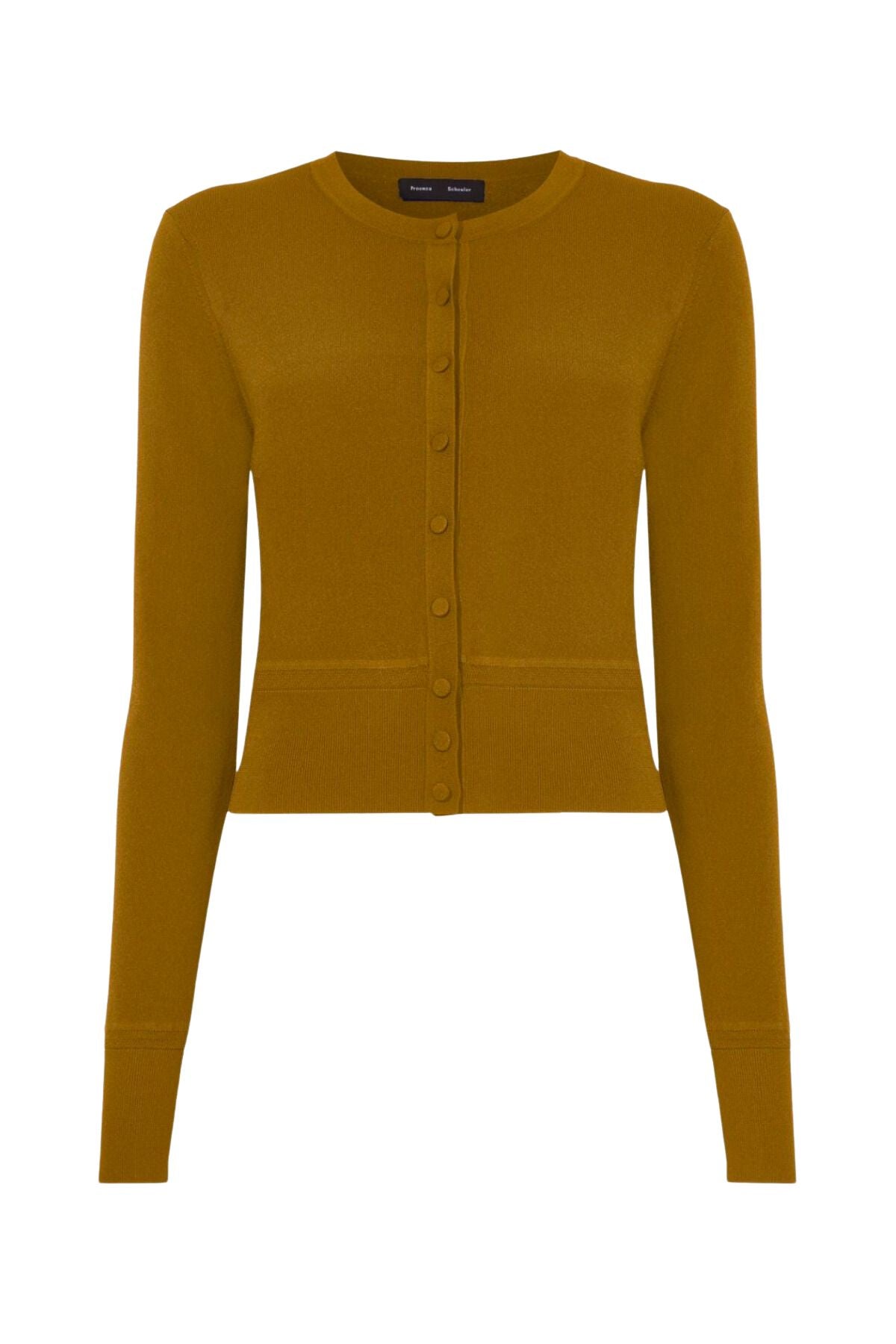Proenza Schouler Silk Viscose Cardigan - Ochre