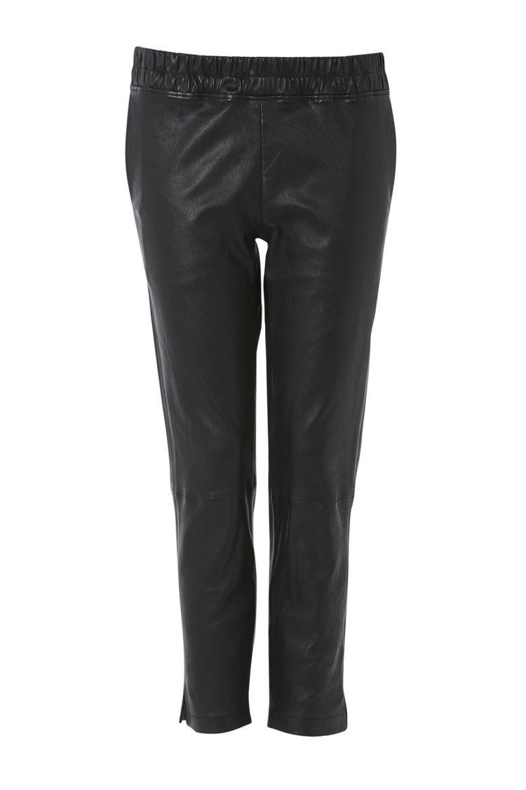 Ines Marechal Jardin Slouch Leather Pant - Black