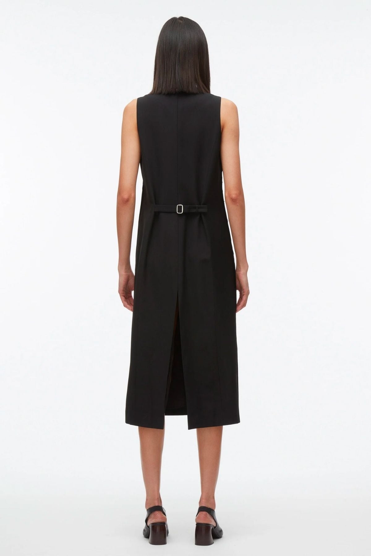 3.1 Phillip Lim Tailored Vest Dress with Set In Bra - Black