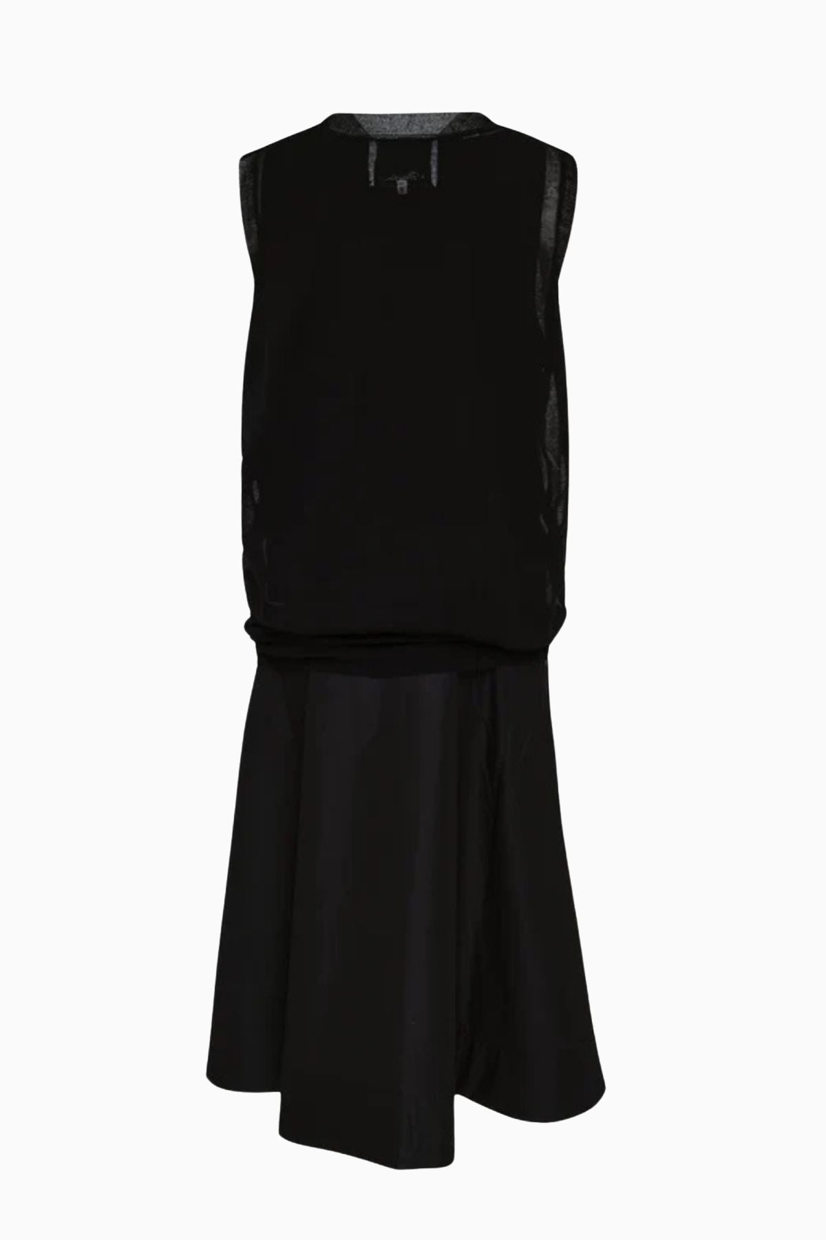 3.1 Phillip Lim Double Layer Tank Combo Dress - Black