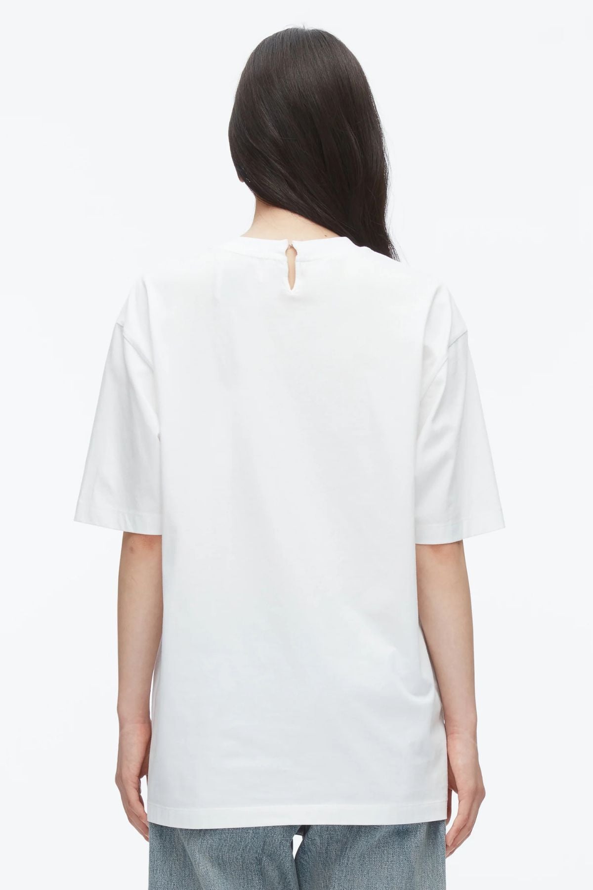 3.1 Phillip Lim Enjoy The Moment OS Tee - White Multi