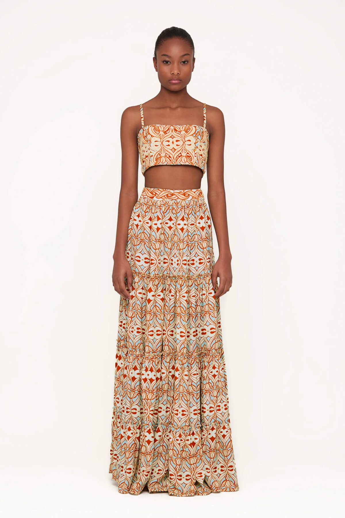 Agua by Agua Bendita Macadamia Maxi Skirt - Calados