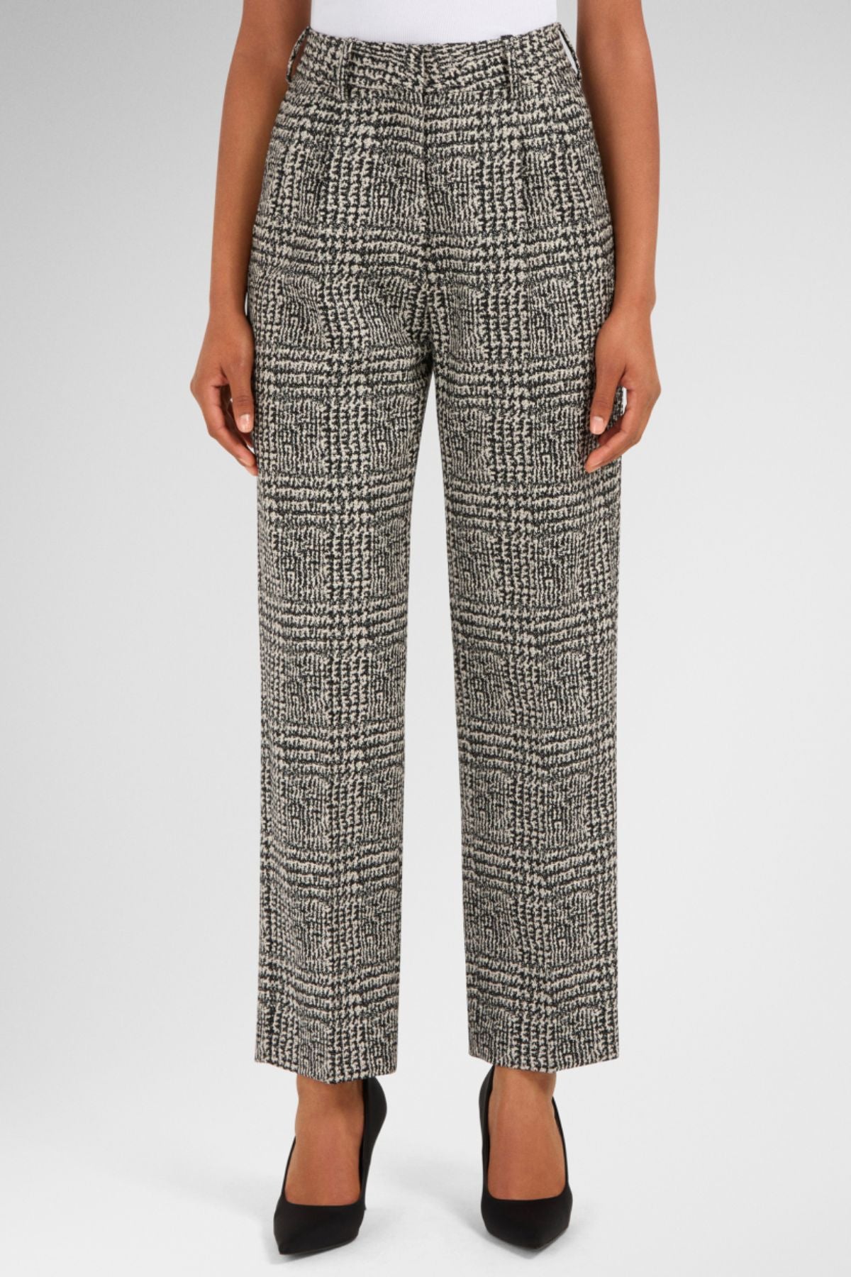 Blazé Milano Lark Fox Pants - Black/ White