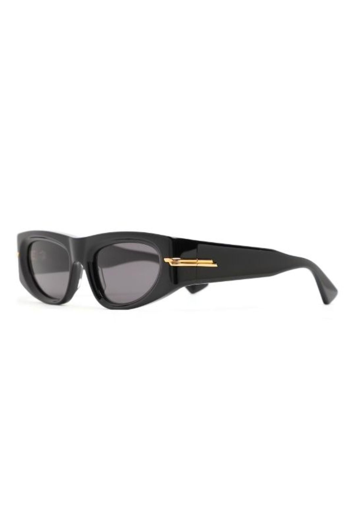 Bottega Veneta Classic Oval Sunglasses - Black