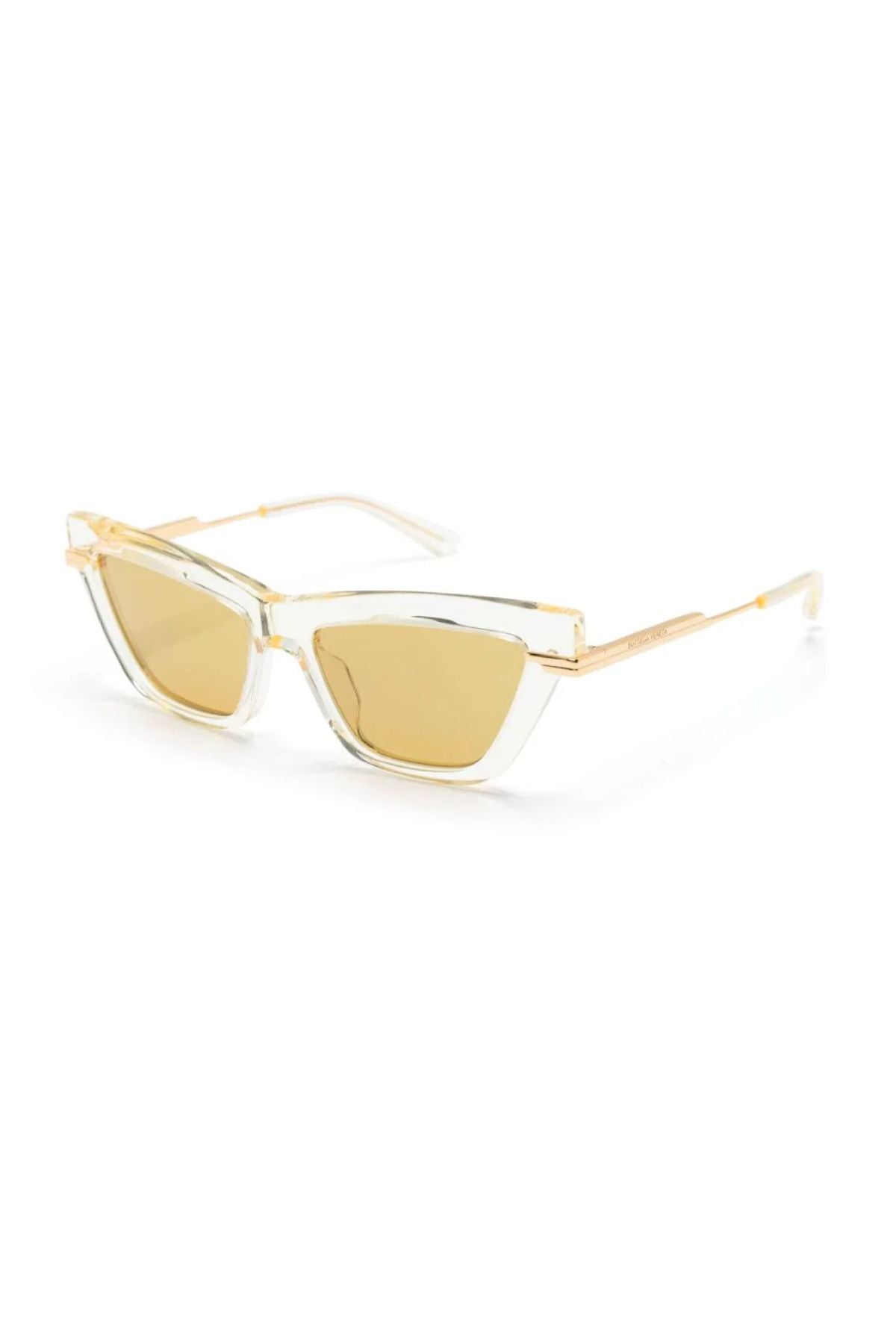Bottega Veneta Cat Eye Sunglasses - Yellow