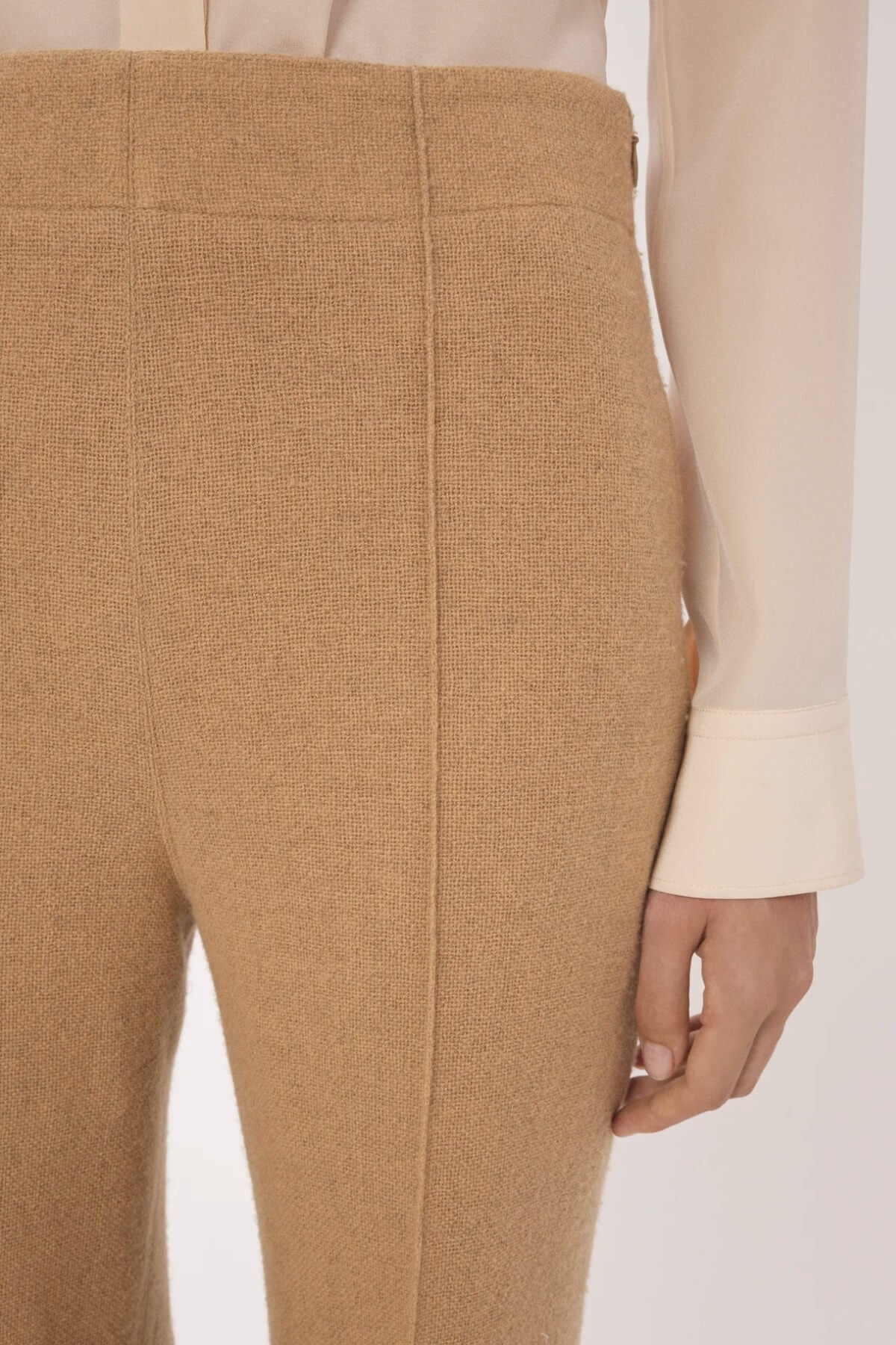 Chloé Tailored Wide Leg Pant - Worn Brown – GRACE Melbourne