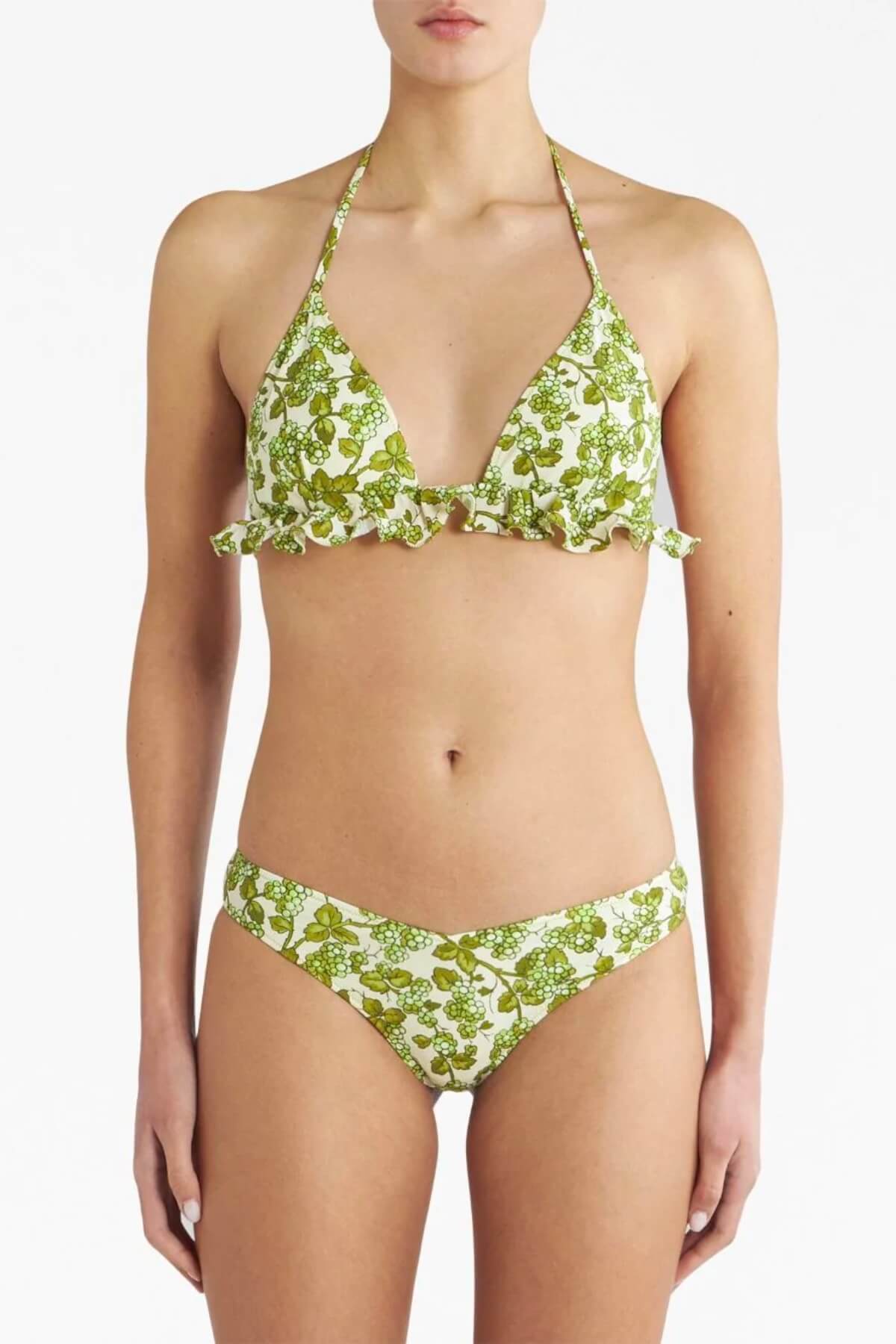 Green print bikini sale