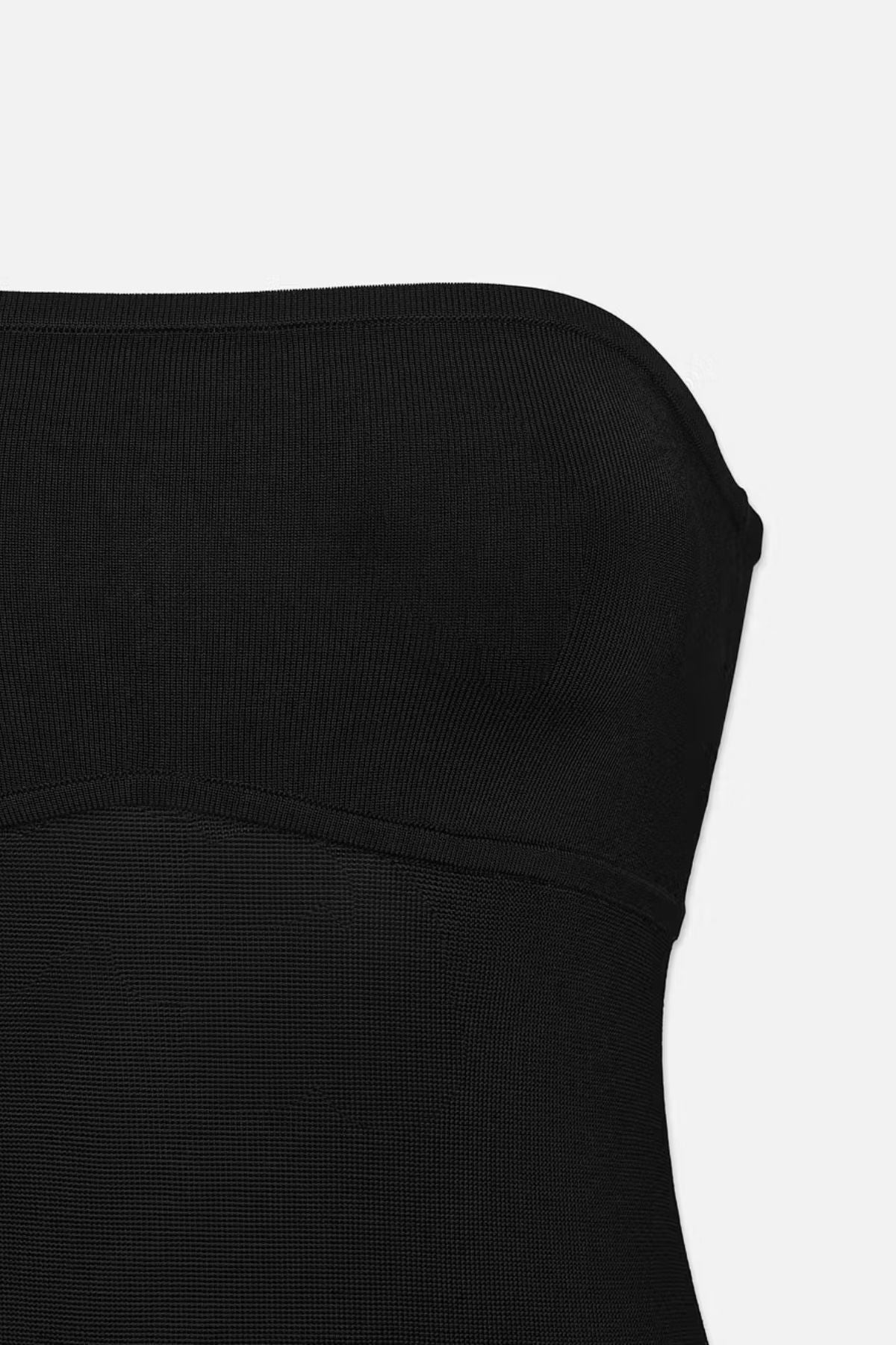 Frame Denim Tube Knit Dress - Black