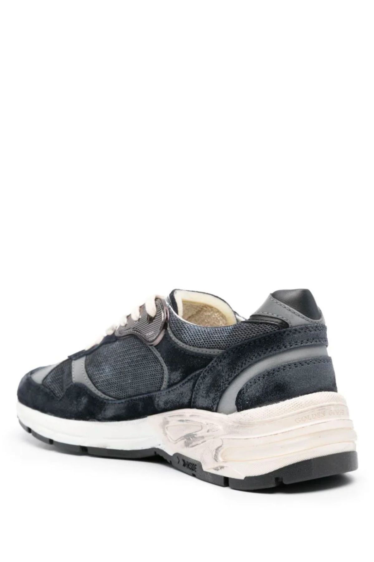 Golden Goose Running Dad Sneaker - Dark Blue/ Silver/ Black