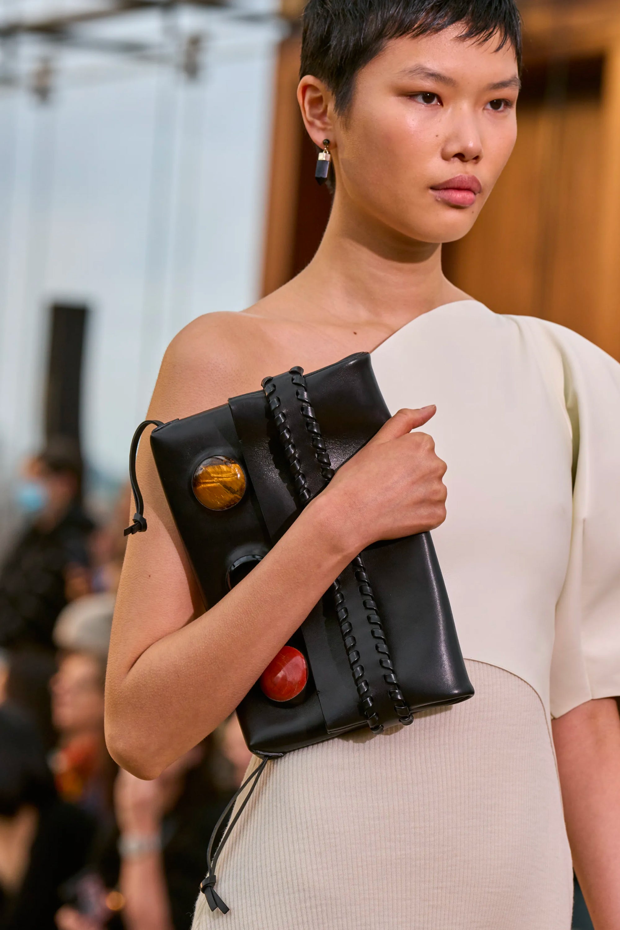 Chloé Luxury Leather Clutch Paris Fashion Week Designer Collection