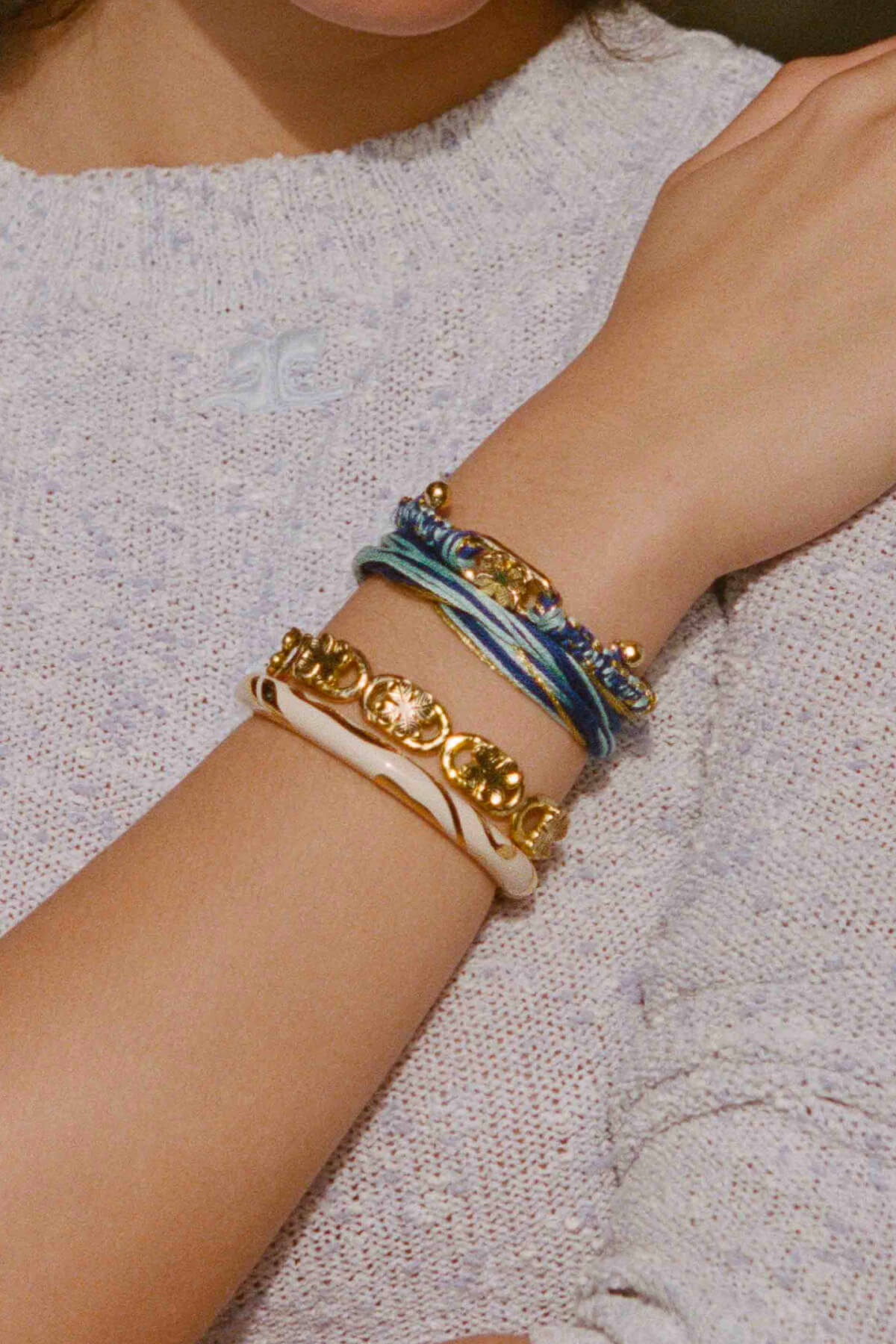 Yellow Gold Bracelets & Resin Bangles from Aurelie Bidermann