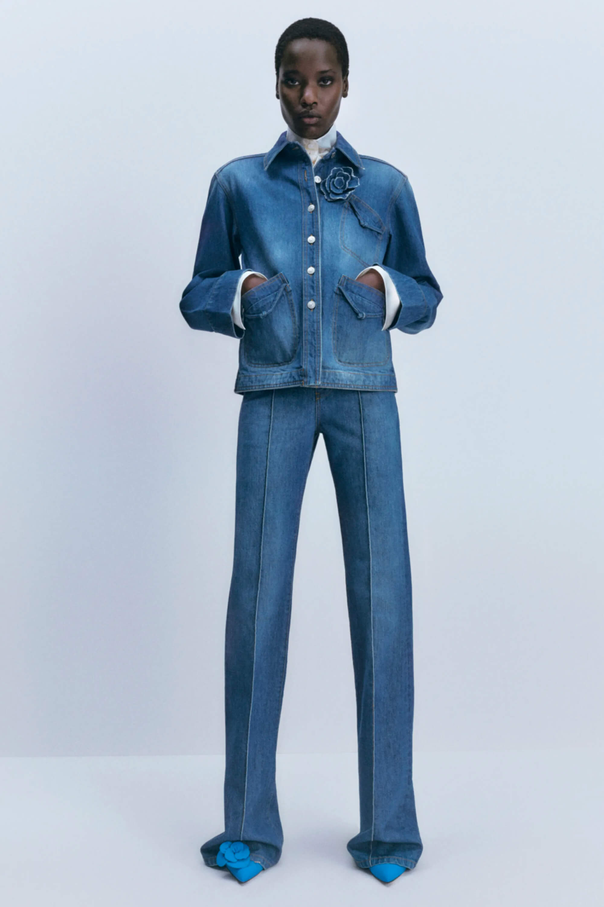 Designer Denim from Victoria Beckham Denim Jacket and Denim Jeans