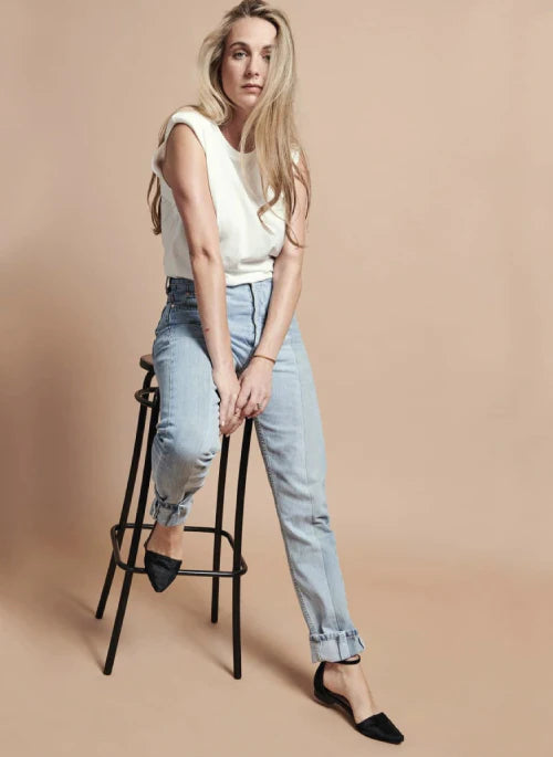 Styled by E.L.V. Denim Sustainable Jeans