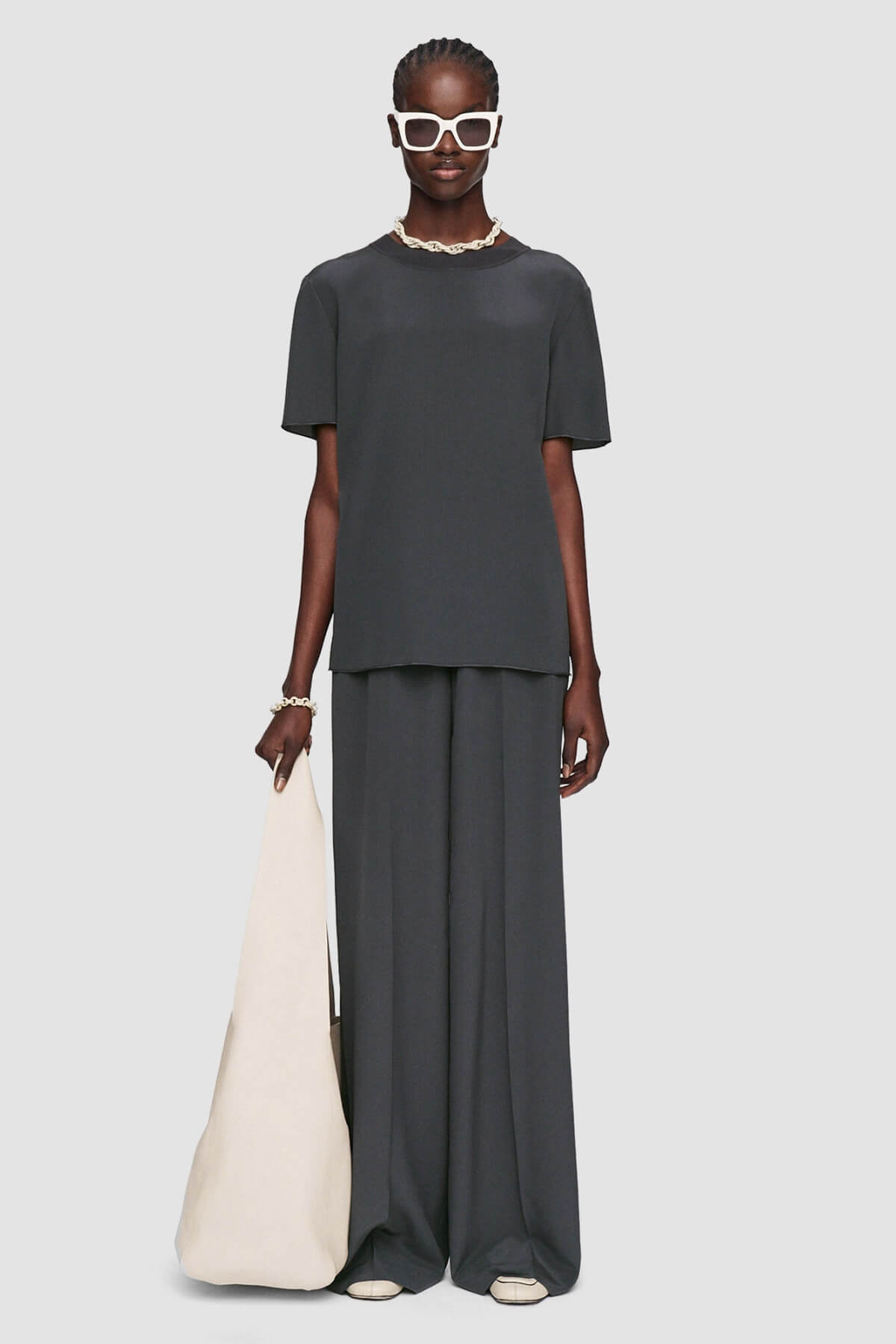 Tシャツ・カットソー JOSEPH RUBIN BLOUSE CREPE DE SOIE (JF008403 095 0010 BLACK) 22381751_52379646_1000.jpg