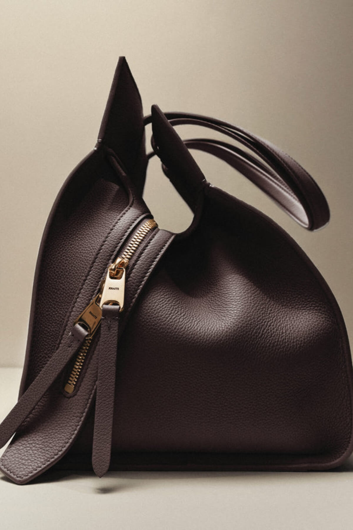 KHAITE Crosby Handbag Sports Leather - Espresso