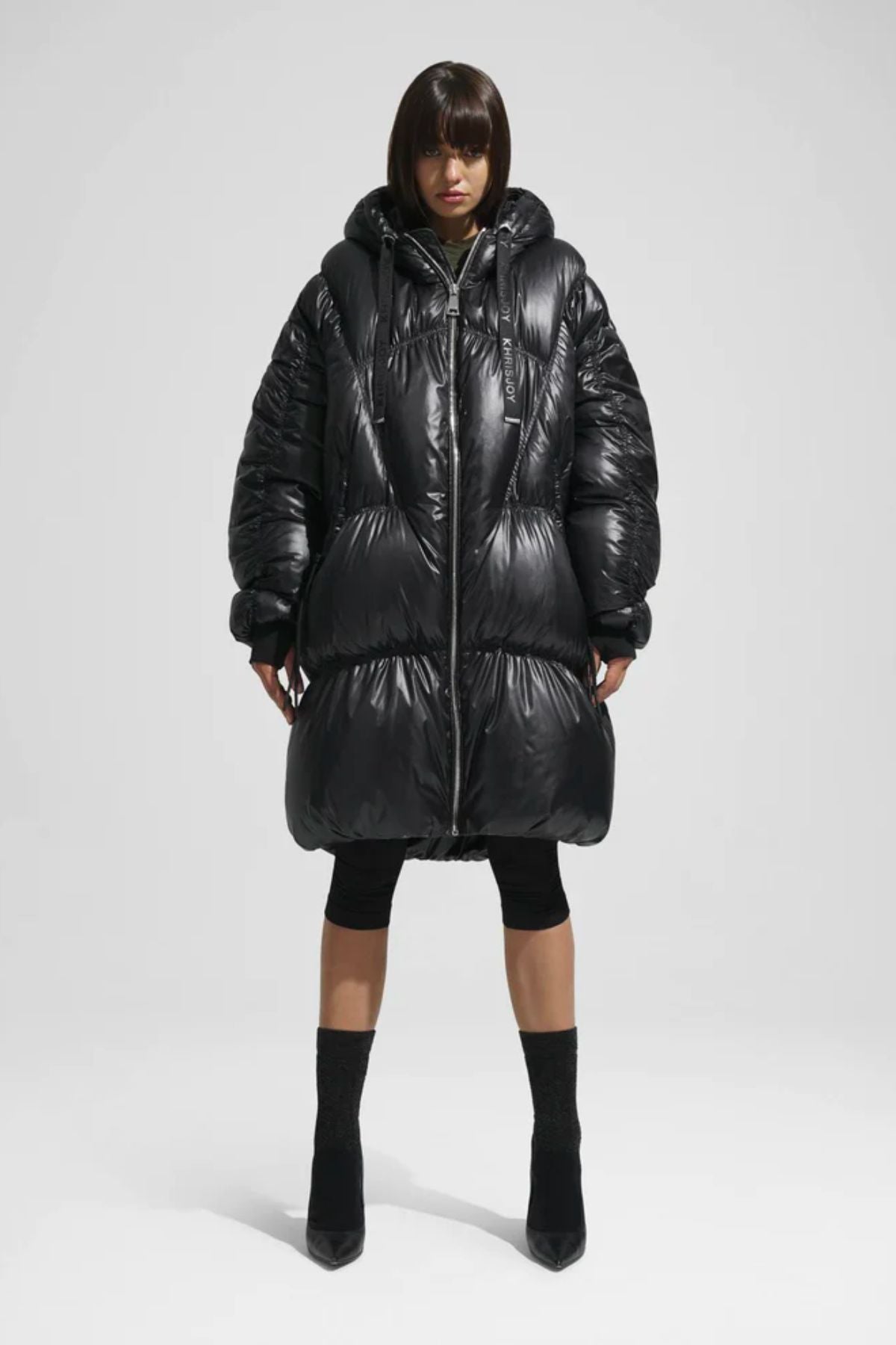 Khrisjoy Puff Khris Cloud Long Puffer Jacket - Black