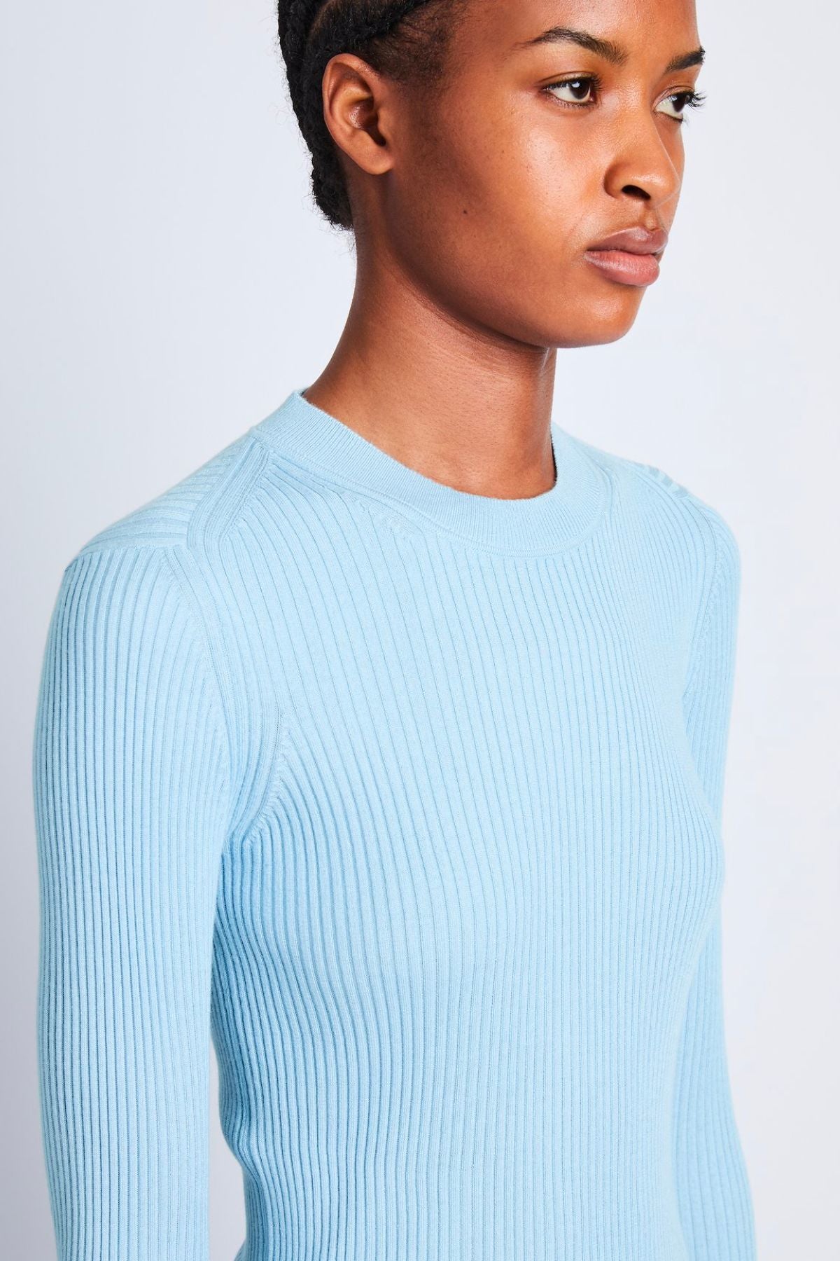 Proenza Schouler Silk Cashmere Sweater - Light Blue