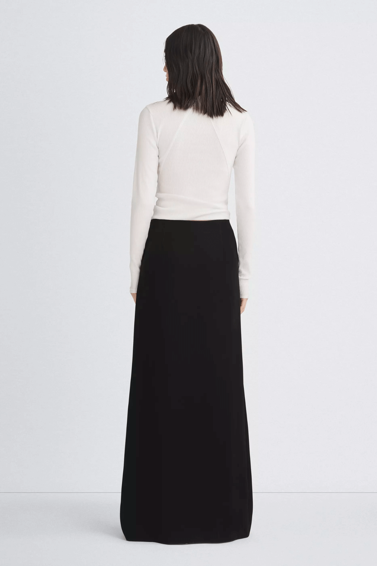 Rag & Bone Ilana Japanese Crepe Skirt - Black