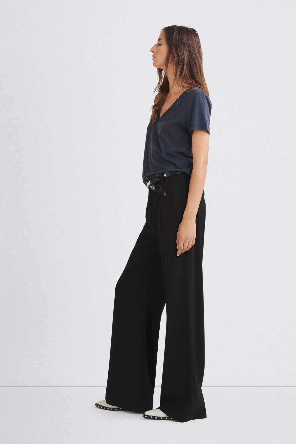 Rag & Bone The Slub V-Neck T-Shirt - Salute