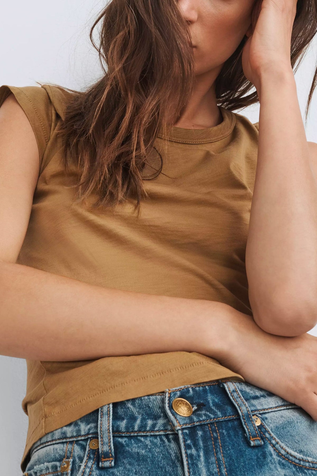 Rag & Bone The Slub T-Shirt - Khaki