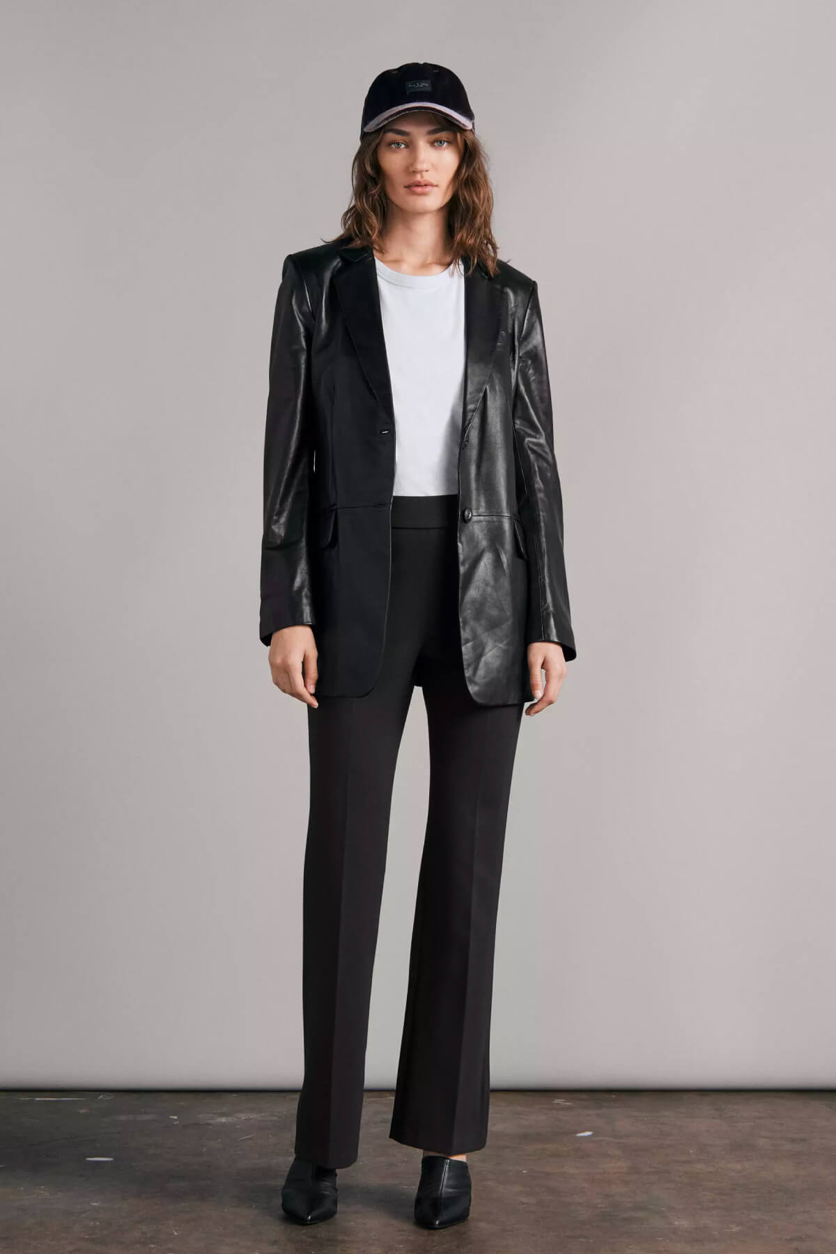 Rag & Bone Irina Ponte Wide Leg Pants - Black