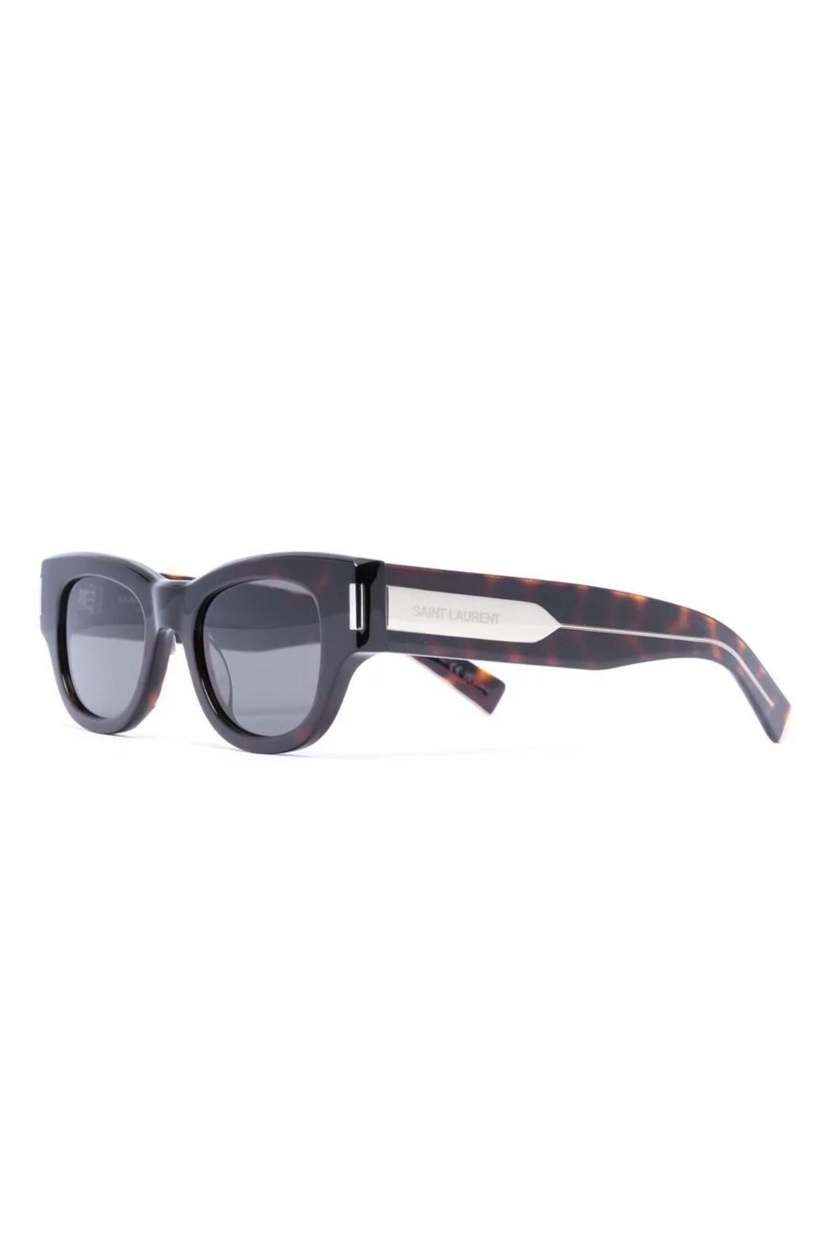 Saint Laurent Oversized Cat Eye Sunglasses - Havana