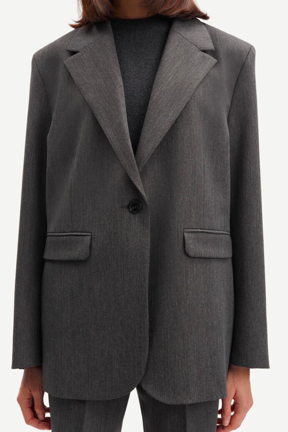 Samsøe Samsøe Haven Blazer - Dark Grey