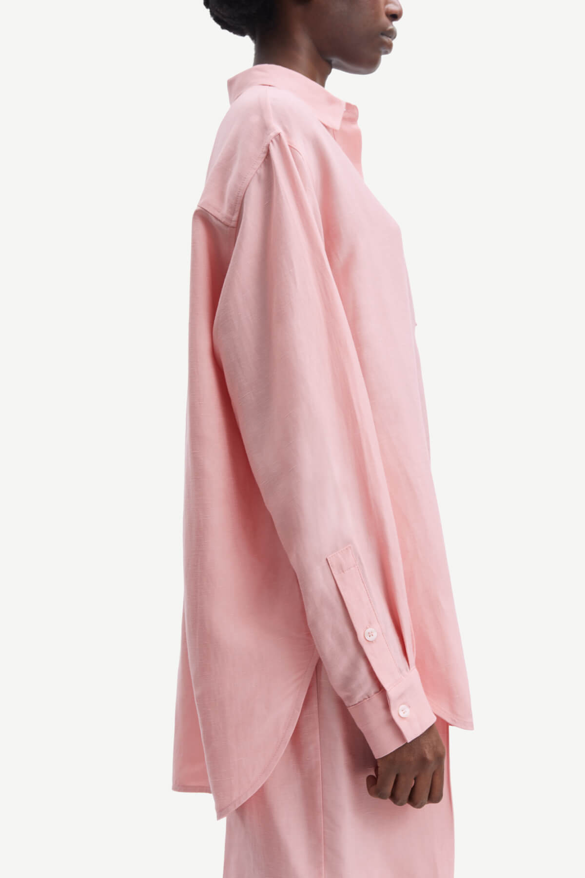 Samsøe Samsøe Alfrida Oversize Shirt - Coral Cloud