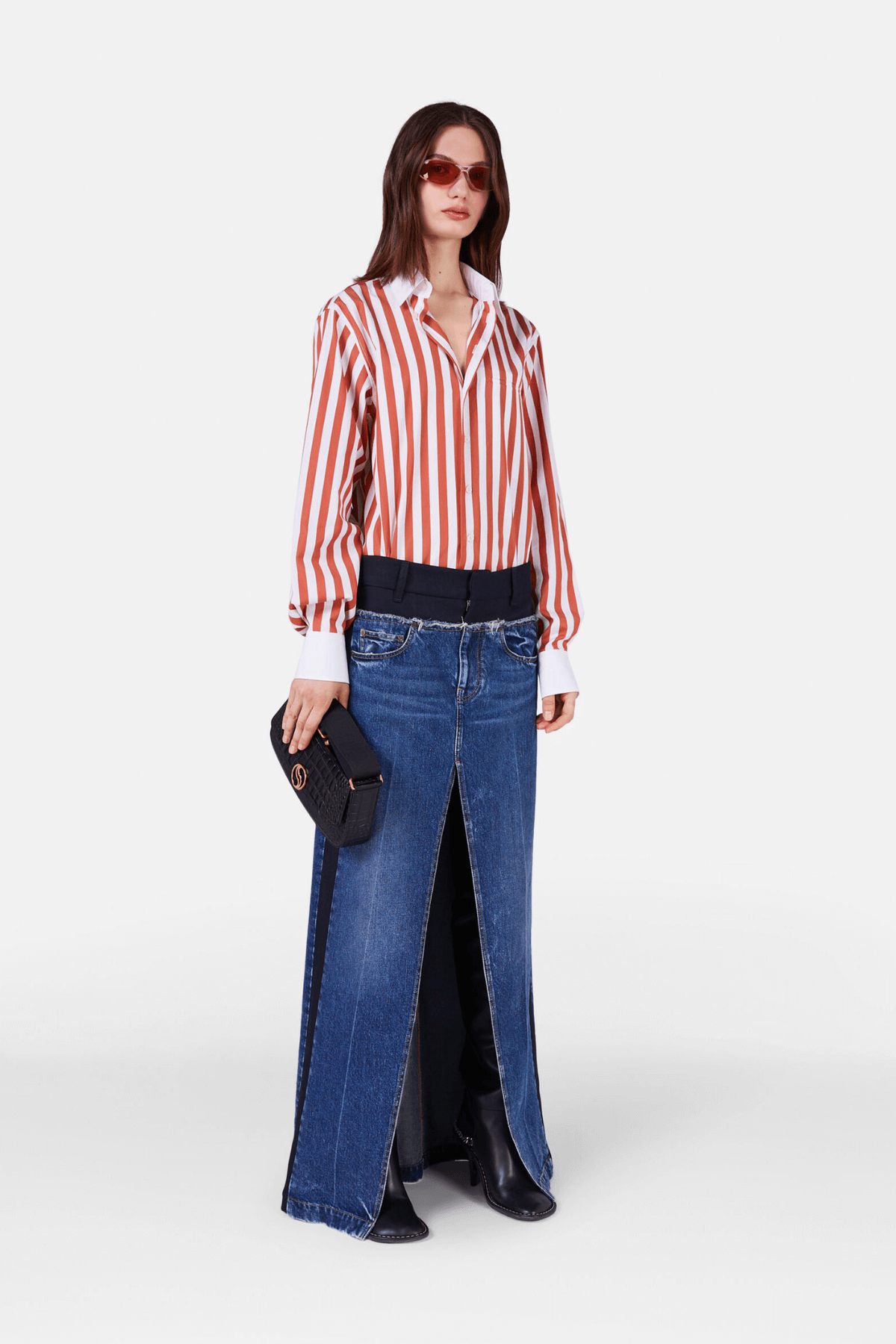 Stella McCartney Stripe Shirt - Cinnamon