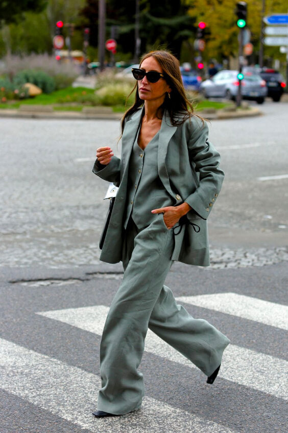 Relaxed Tailored Suiting Street Style