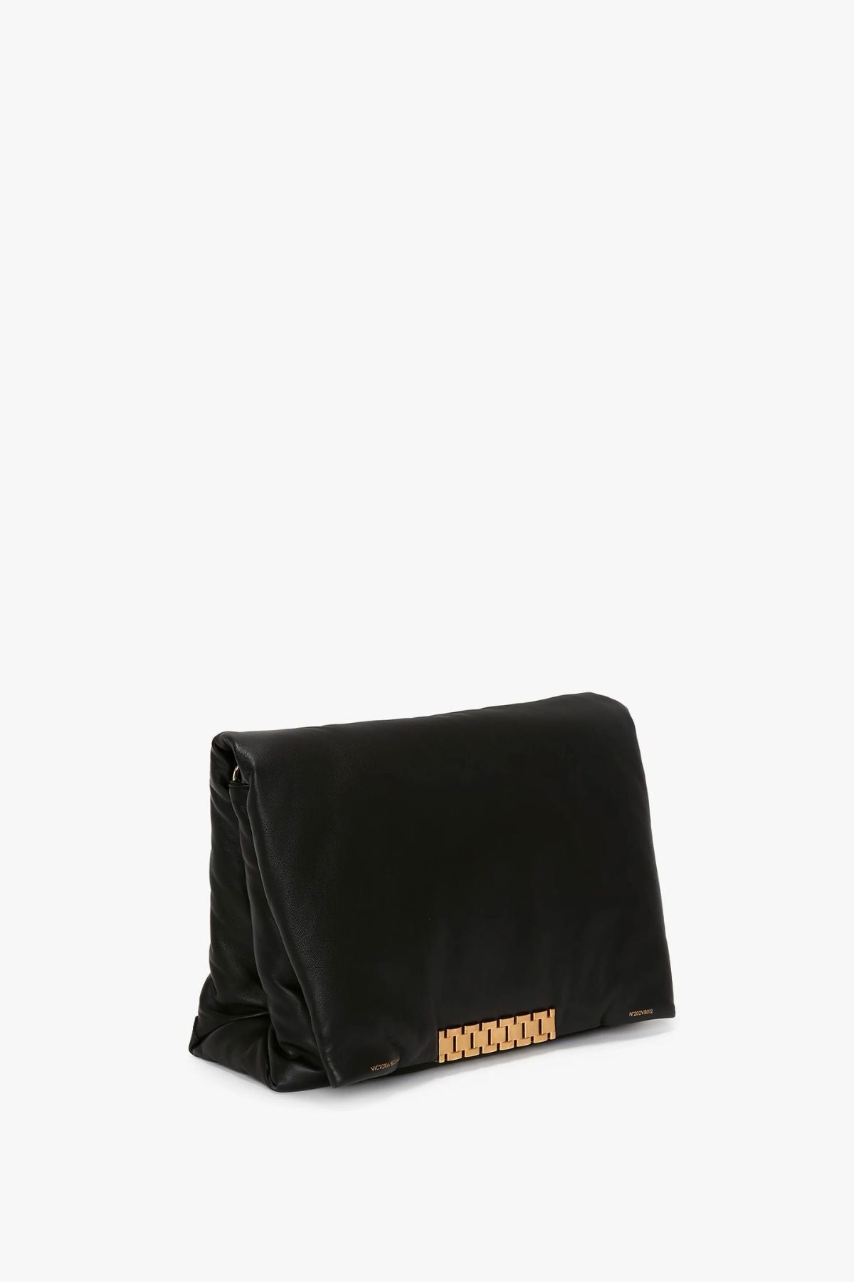 Victoria Beckham Puffy Jumbo Chain Pouch Bag - Black