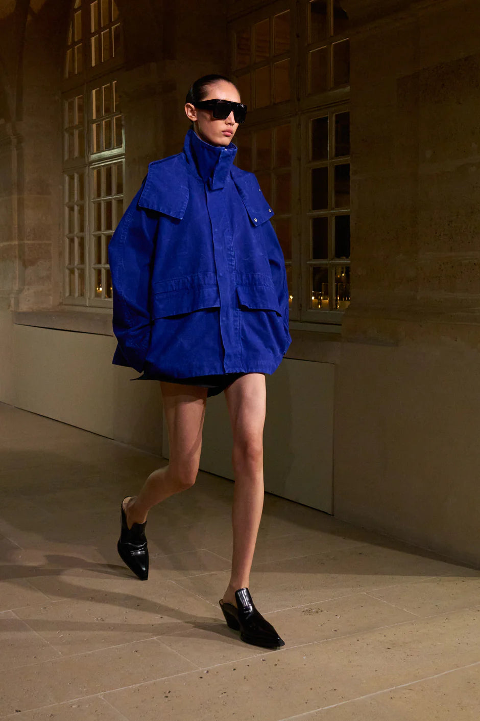 Victoria Beckham Utility Jacket - Bright Indigo