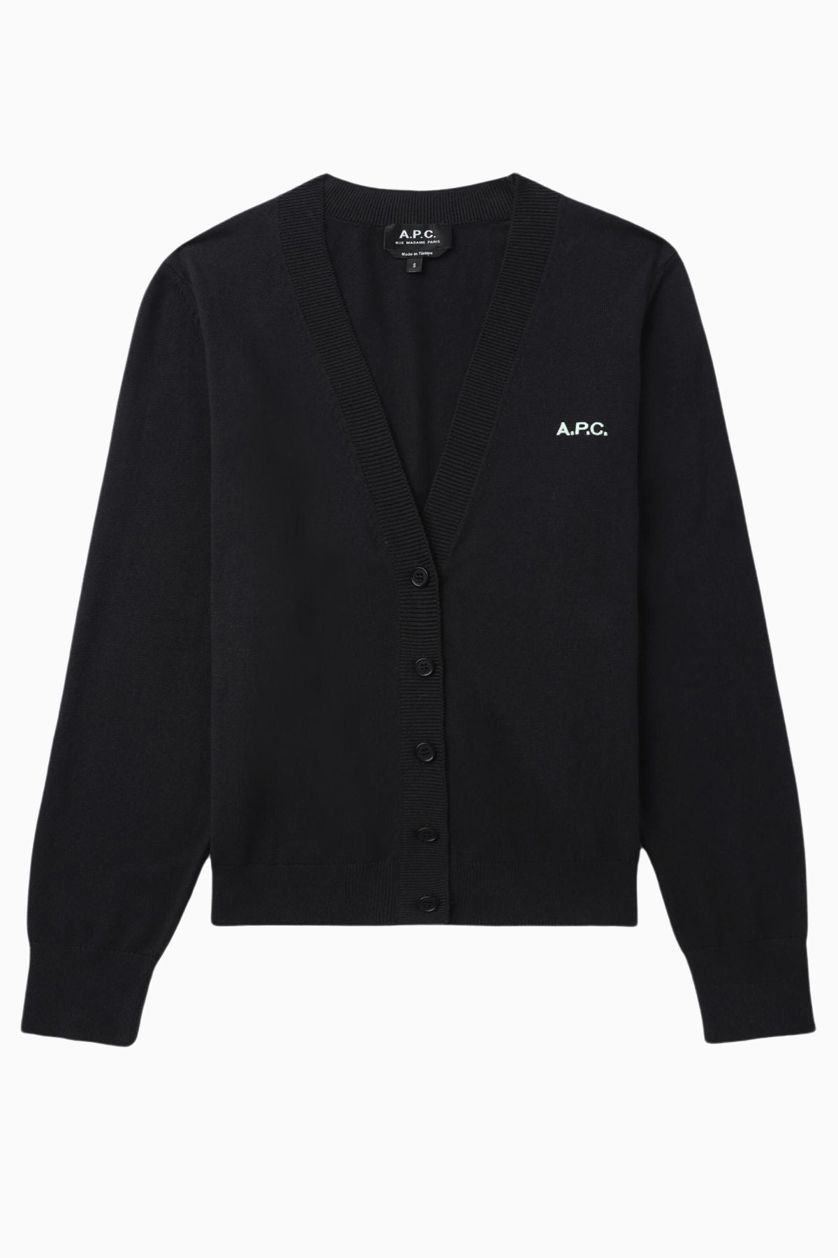 A.P.C. Cotton Cardigan - Black