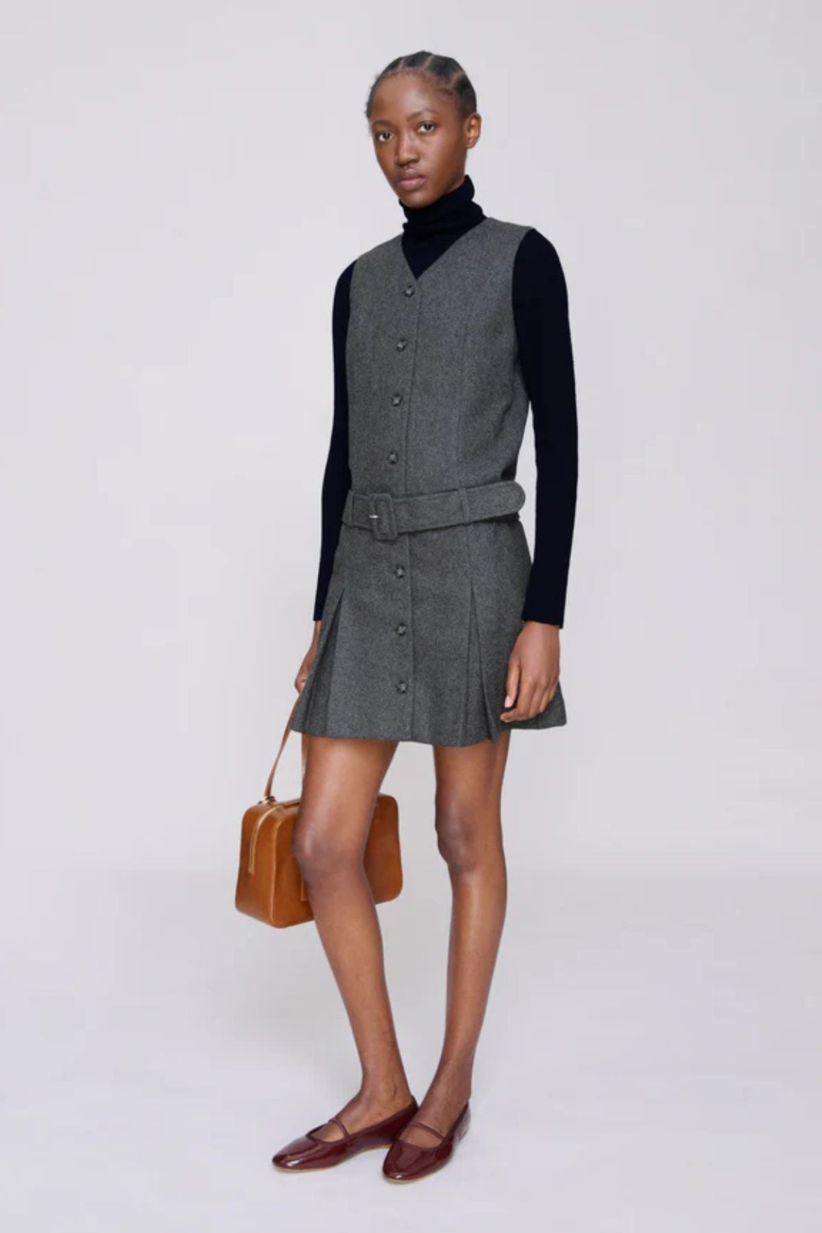 A.P.C. Sandra Dress - Heather Grey