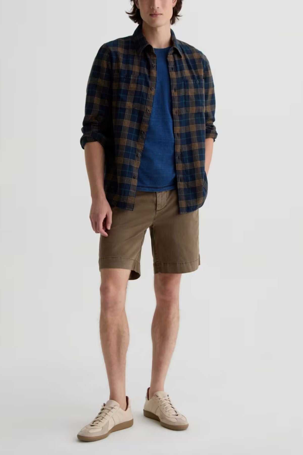 AG Denim Archie Short - Sulfur Soft Mushroom