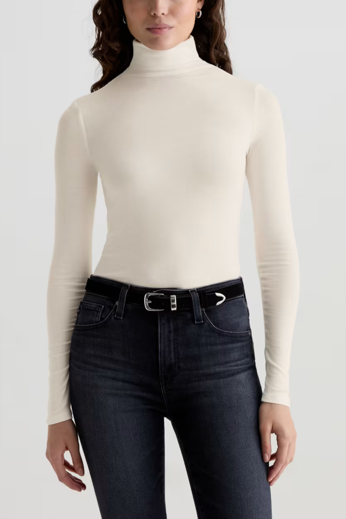 AG Denim Chels Turtleneck - Powder
