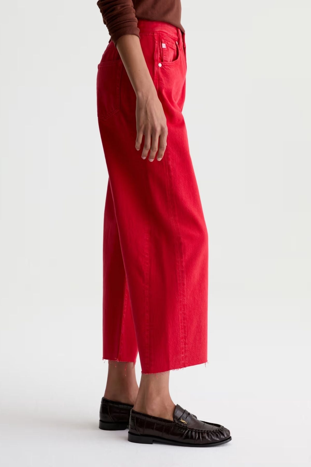 AG Denim Hattie Crop - Recording Red
