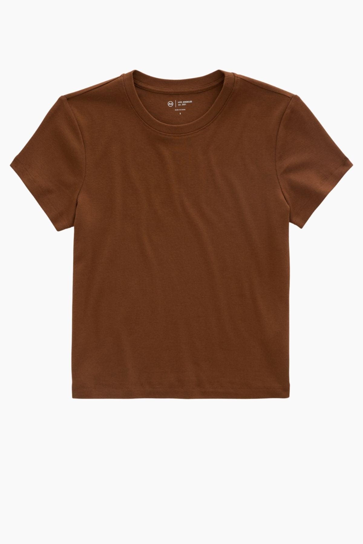 AG Denim Sadie Crew Tee - Bronze Beat