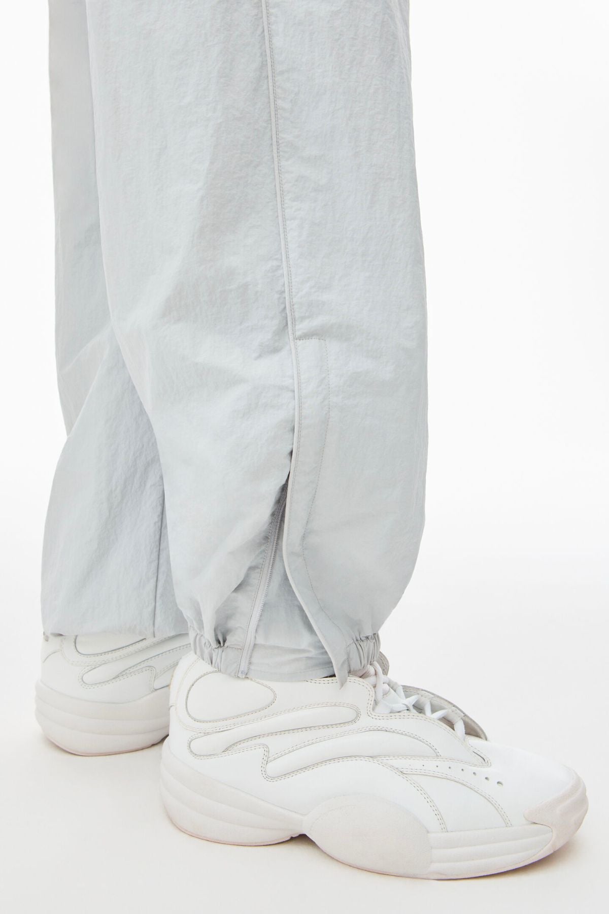 Alexander Wang Exposed Brief Logo Track Pant - Microchip