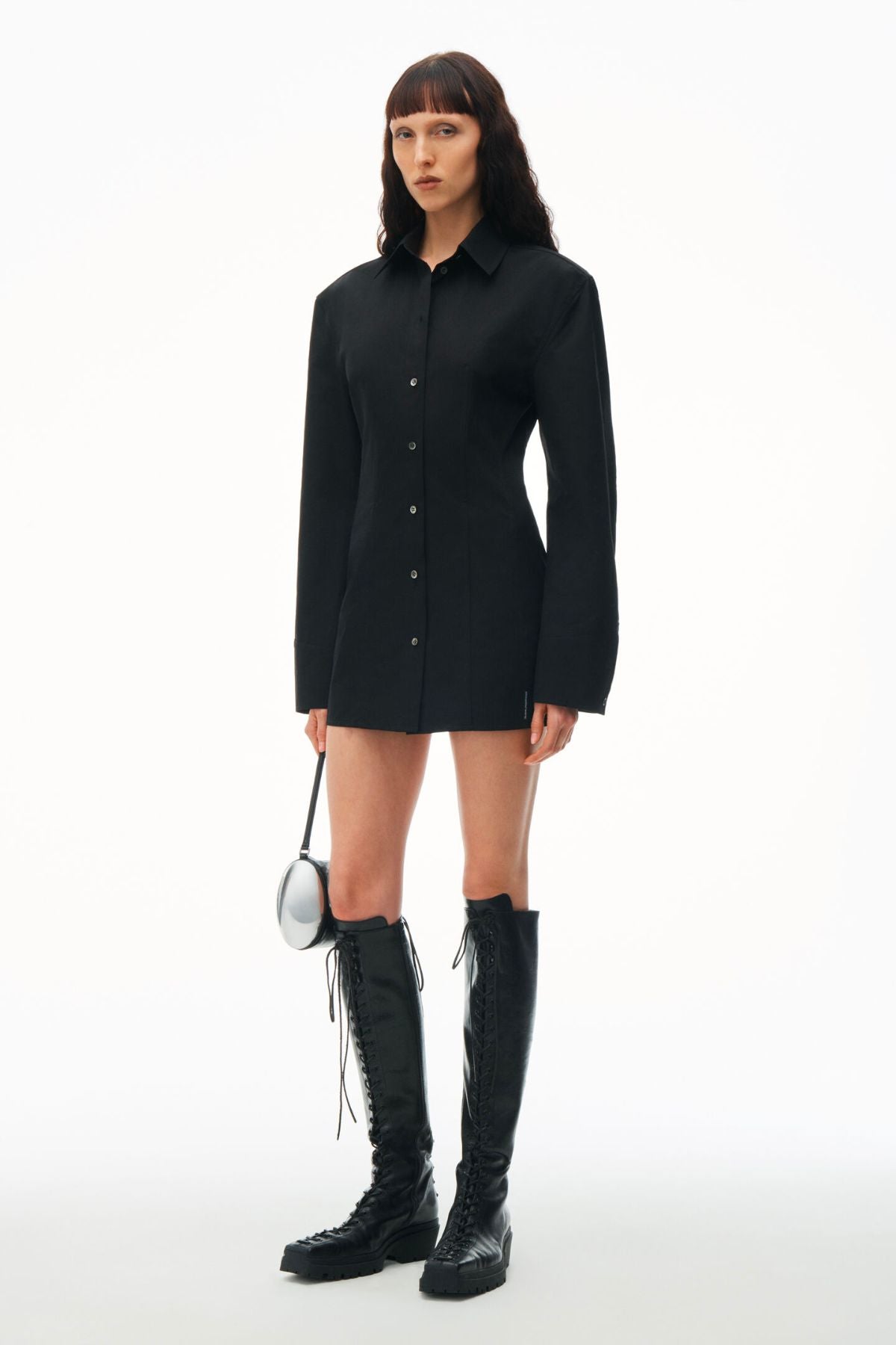 Alexander Wang Mini Shirt Dress - Black