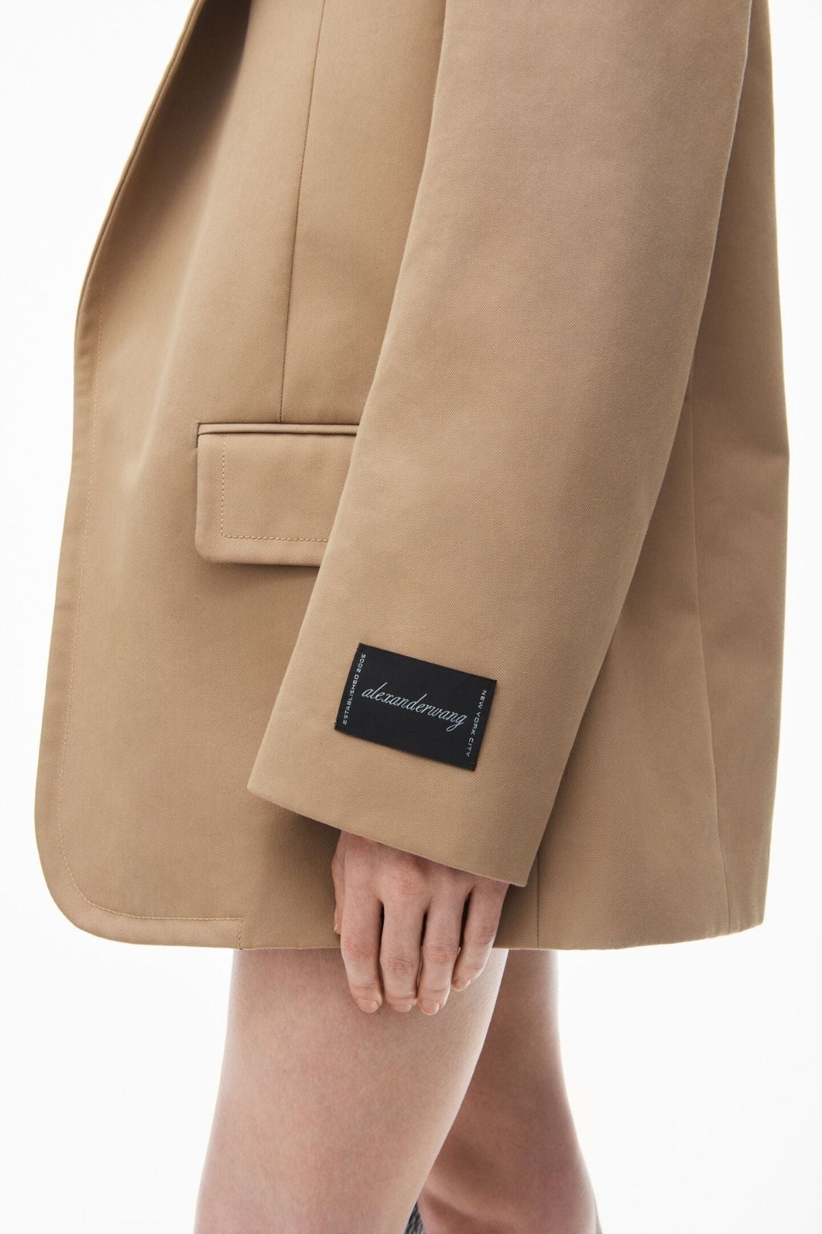 【送料&関税込】Alexander Wang Oversized Blazer With Logo Alexander Wang Prestyled Oversized Blazer - Chino – GRACE