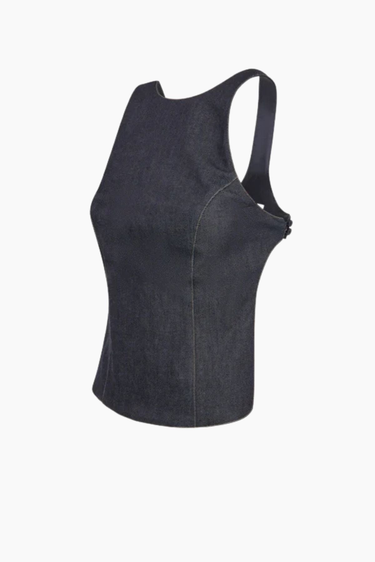 ALFIE Backless Top - Dark Blue