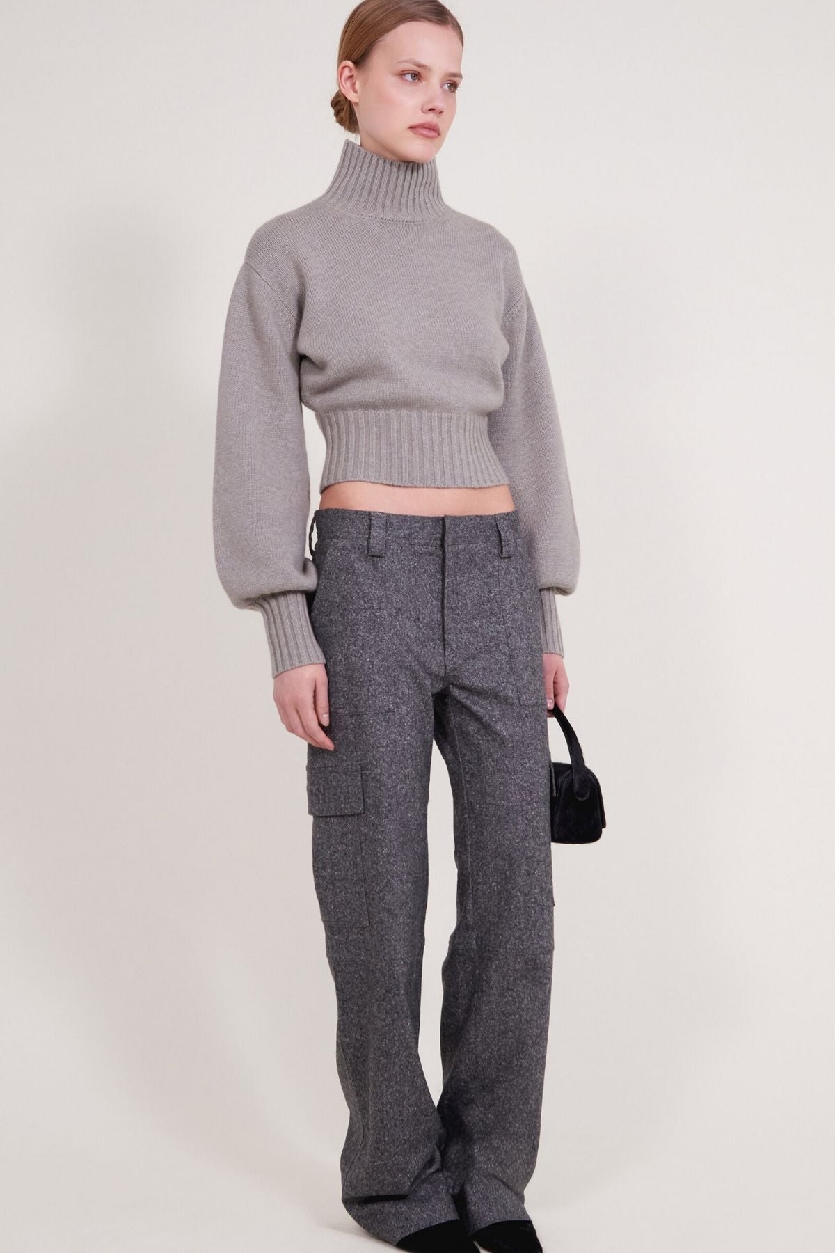 ALFIE Cloud Turtleneck - Grey