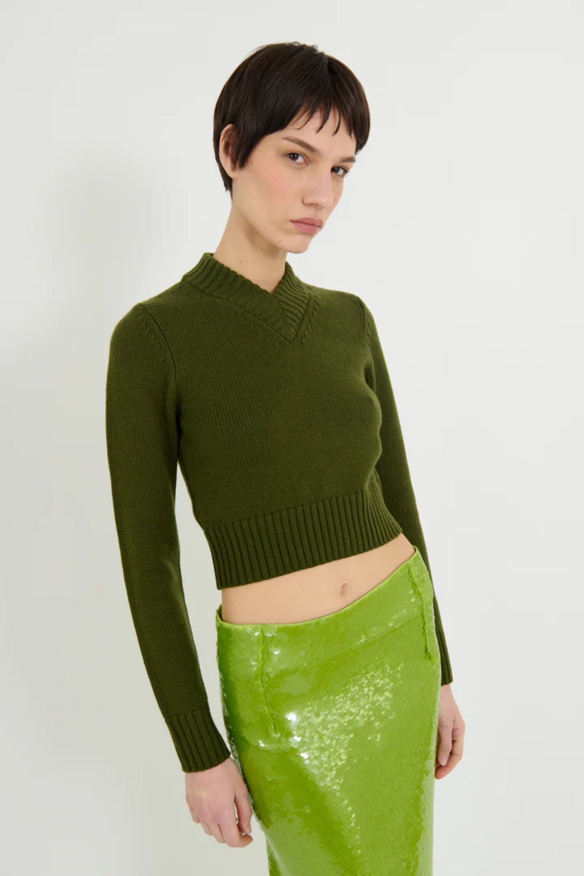 ALFIE Mona Sweater  - Forest Green